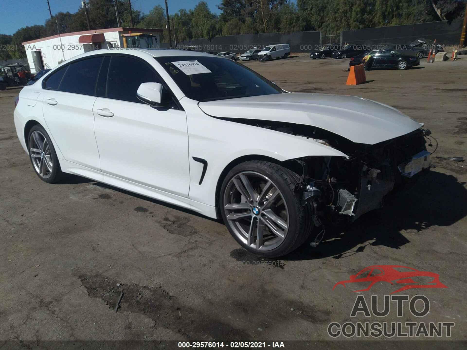 BMW 4 SERIES 2019 - WBA4J5C56KBM66765