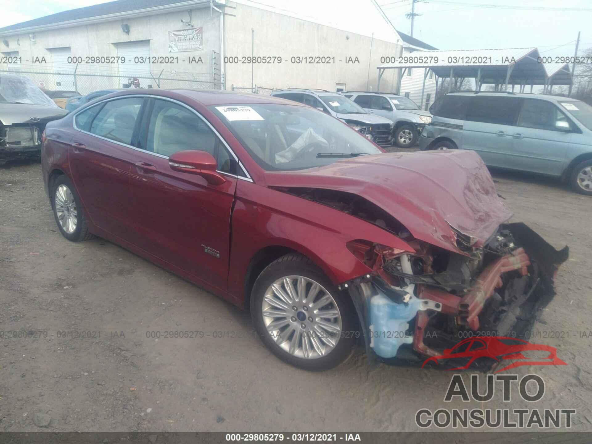 FORD FUSION ENERGI 2016 - 3FA6P0PU8GR170668