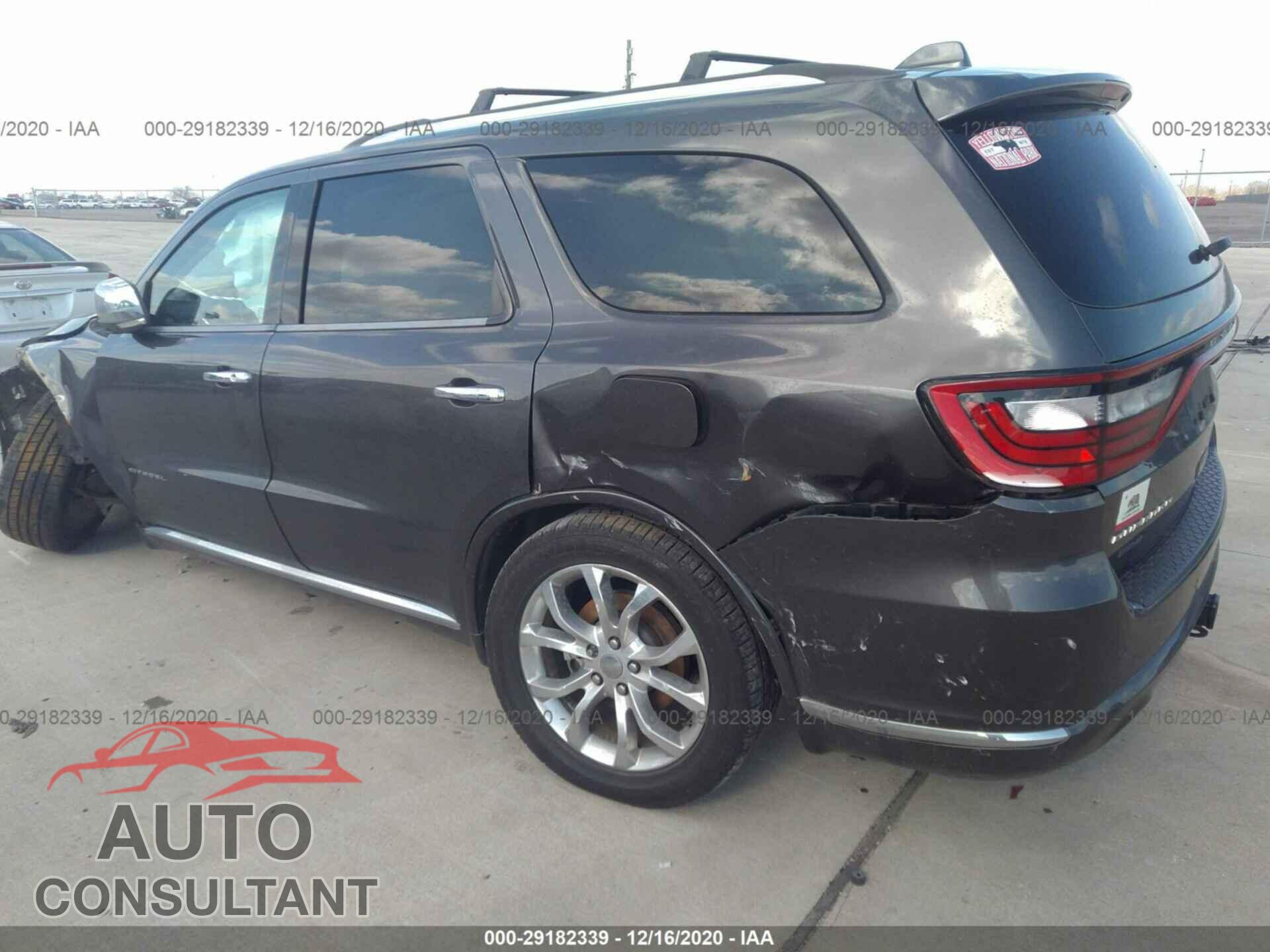 DODGE DURANGO 2016 - 1C4RDHEG0GC452023