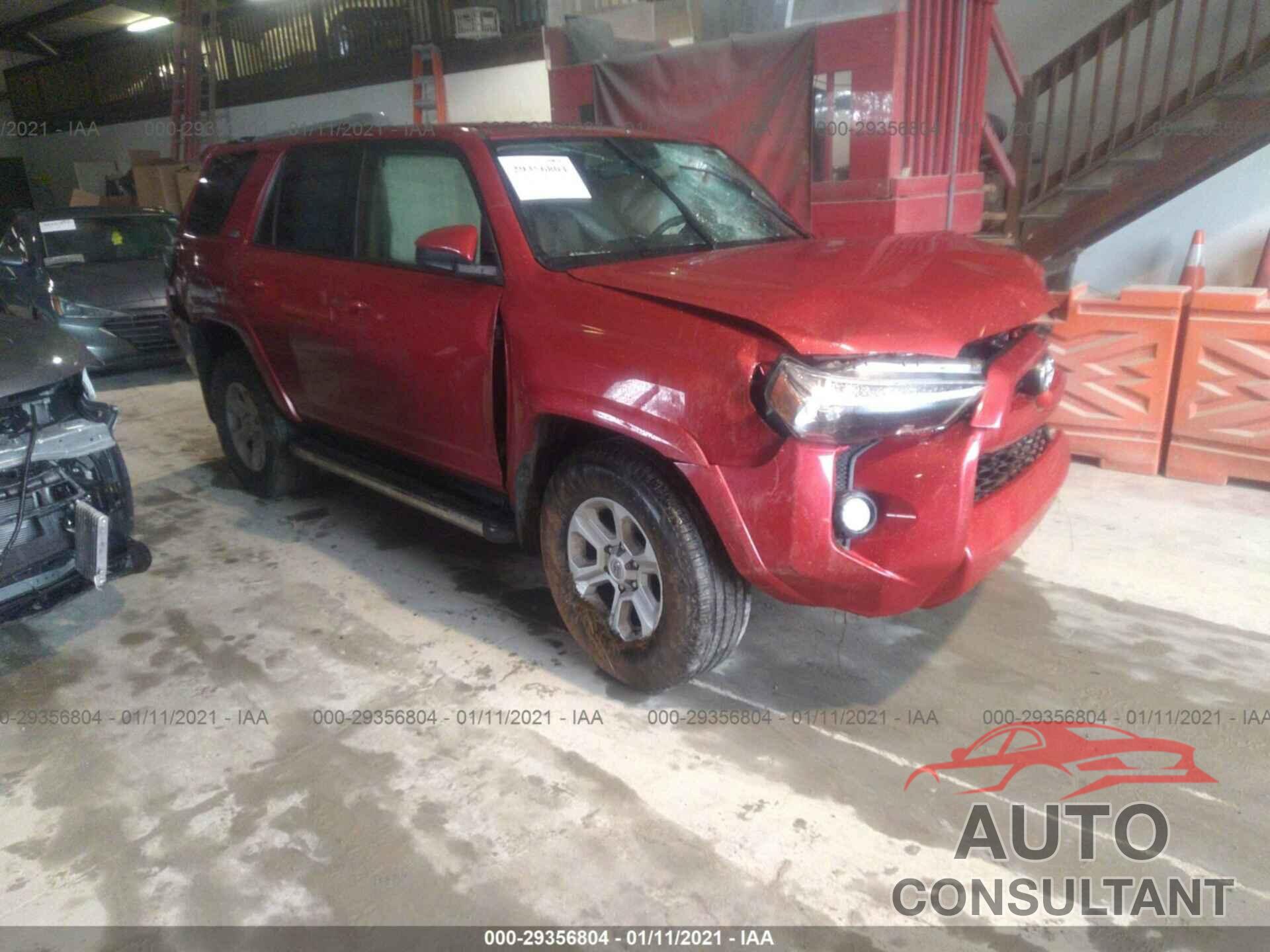 TOYOTA 4RUNNER 2016 - JTEBU5JR9G5340540