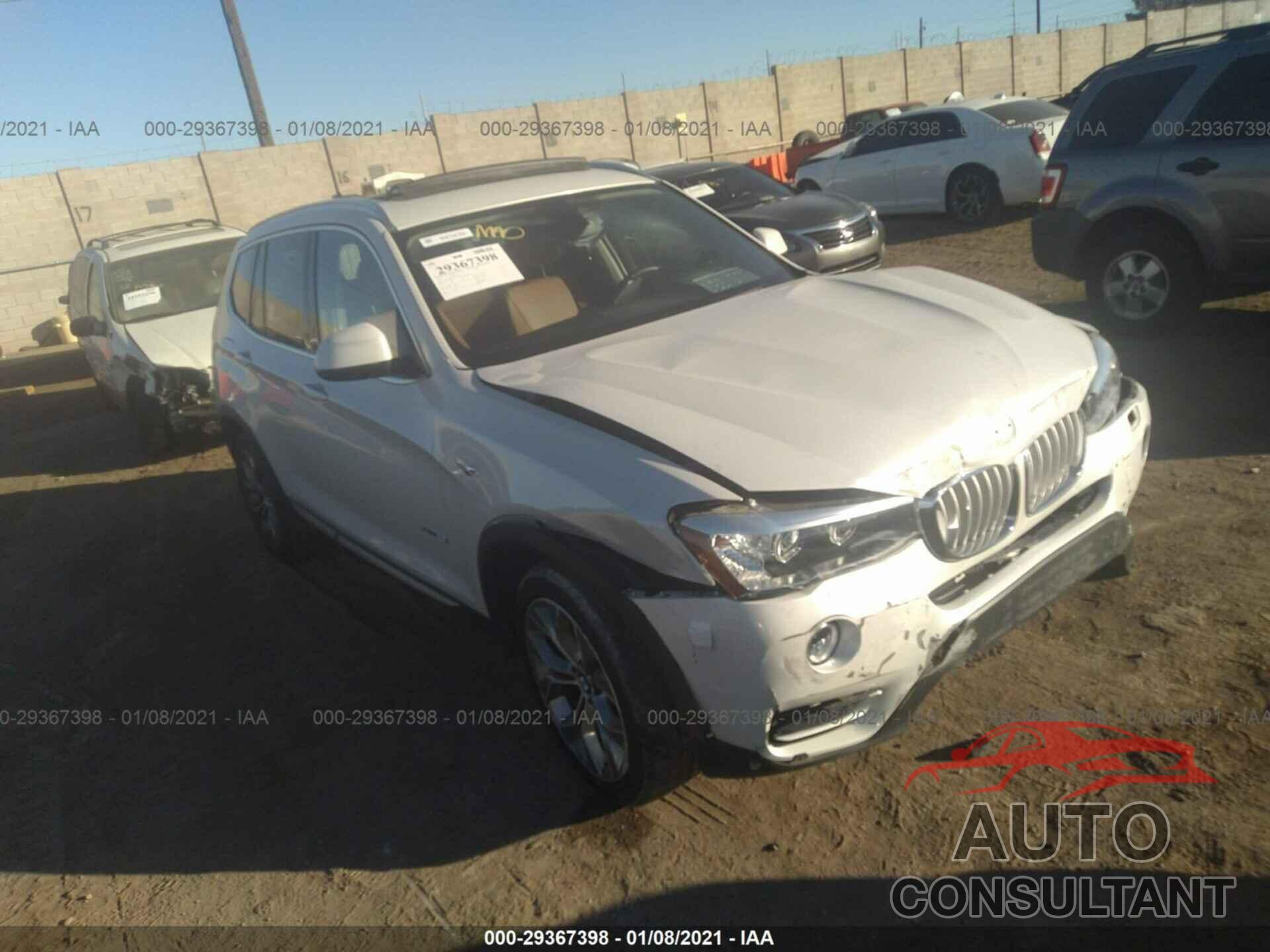 BMW X3 2016 - 5UXWX9C56G0D85240