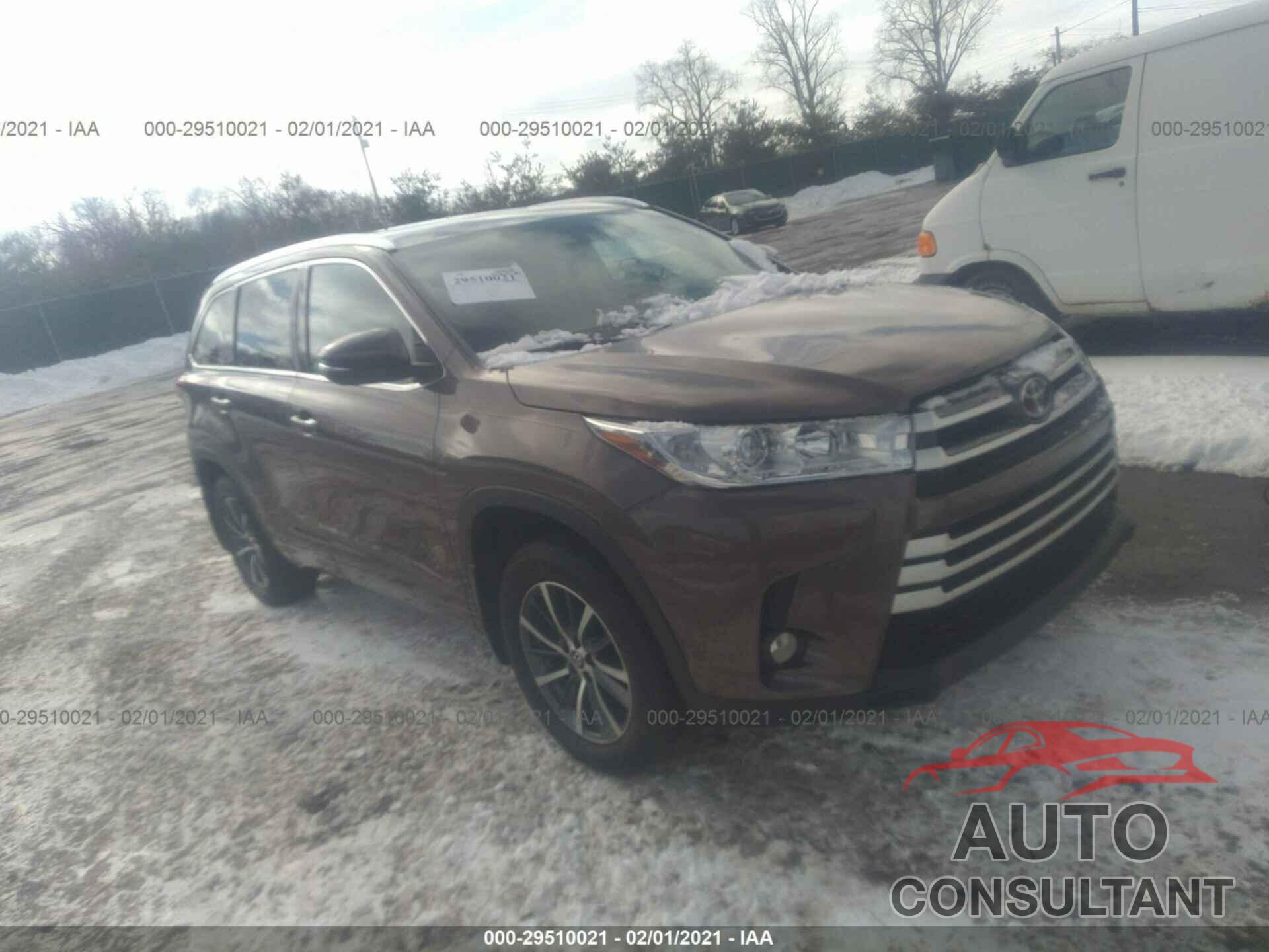 TOYOTA HIGHLANDER 2017 - 5TDJZRFH1HS438711
