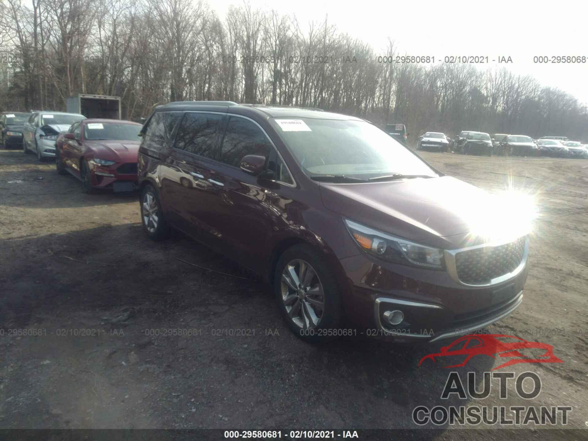 KIA SEDONA 2016 - KNDME5C12G6130325