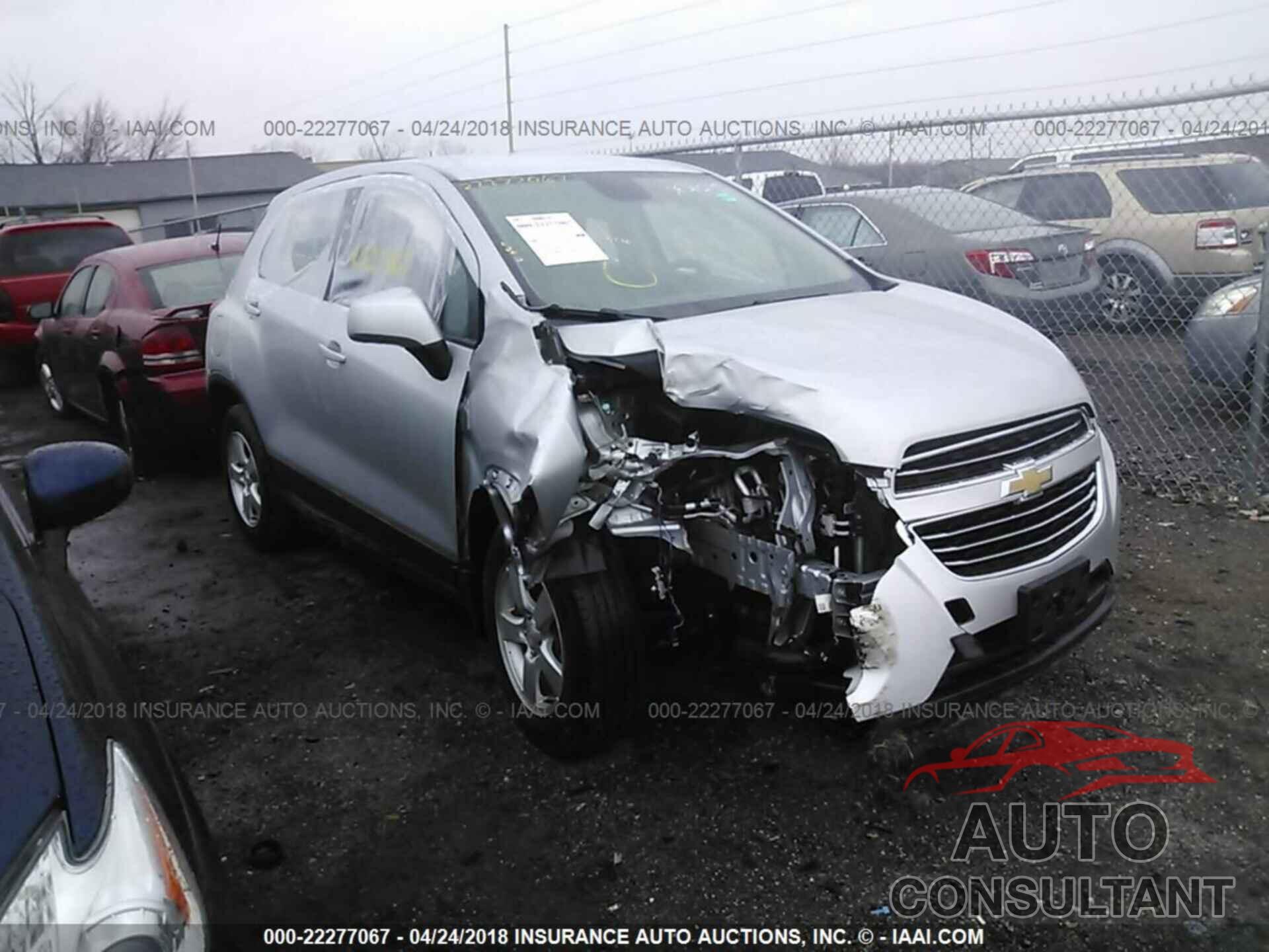 CHEVROLET TRAX 2016 - 3GNCJNSB6GL227400