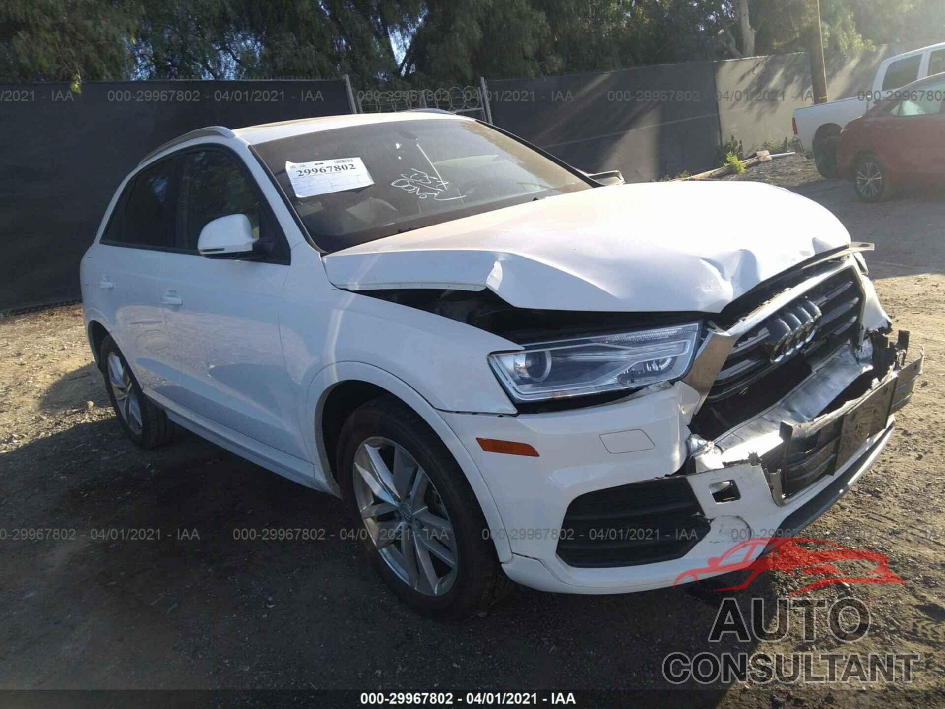 AUDI Q3 2017 - WA1BCCFS1HR016137