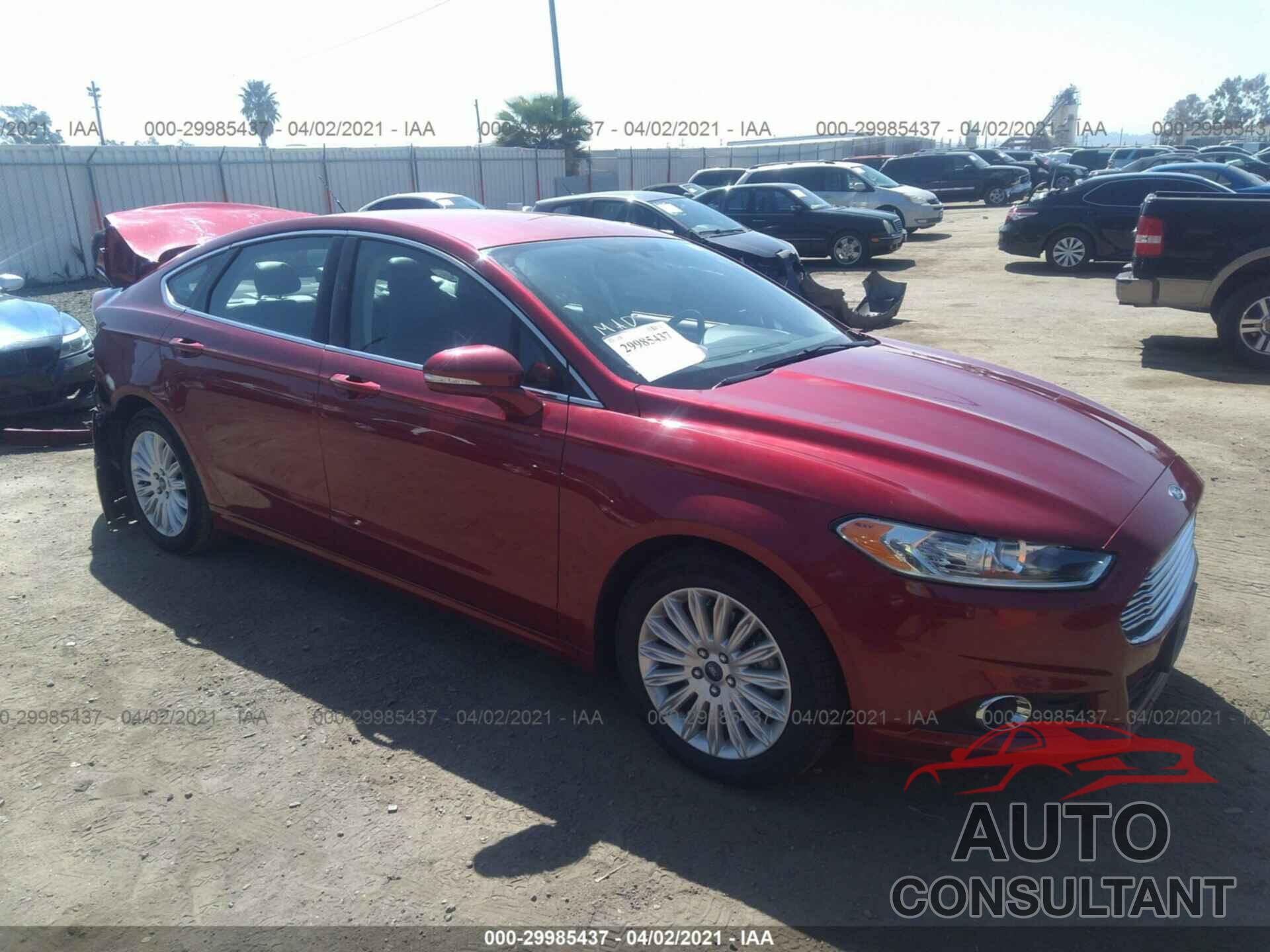 FORD FUSION ENERGI 2016 - 3FA6P0PU8GR315319