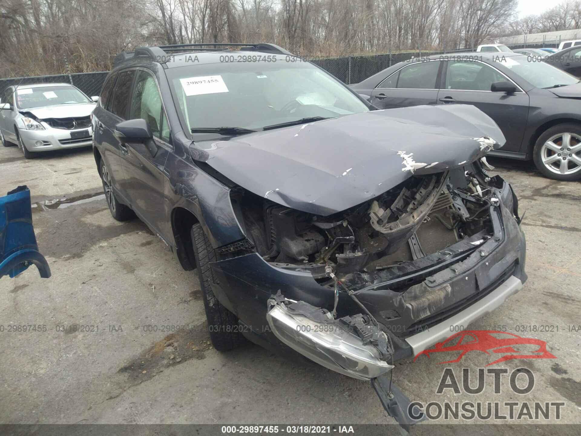SUBARU OUTBACK 2016 - 4S4BSBJC3G3248707