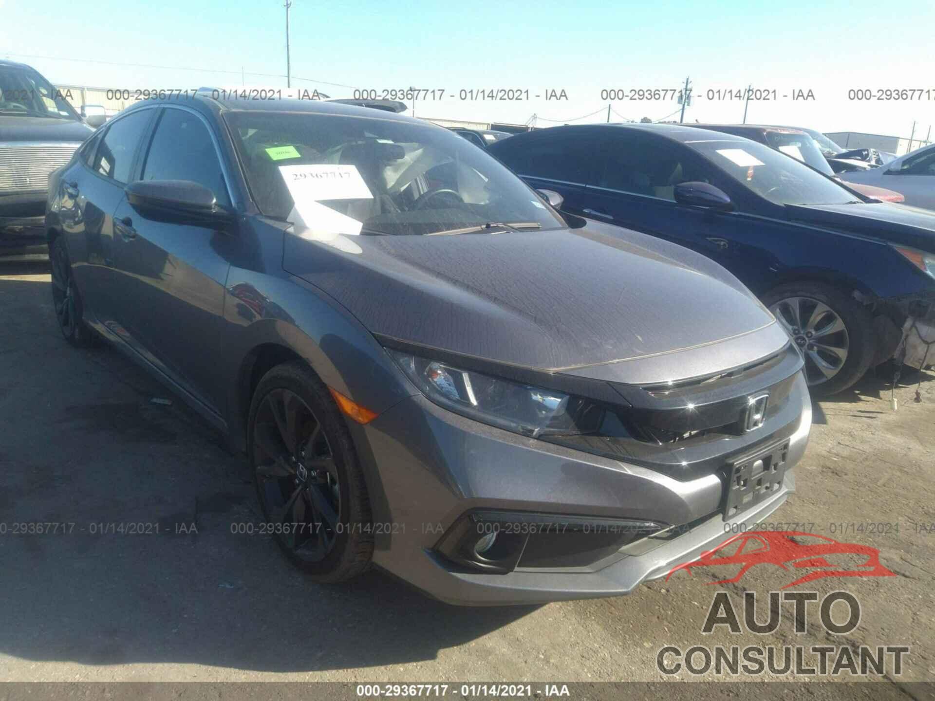 HONDA CIVIC SEDAN 2020 - 19XFC2F86LE015527