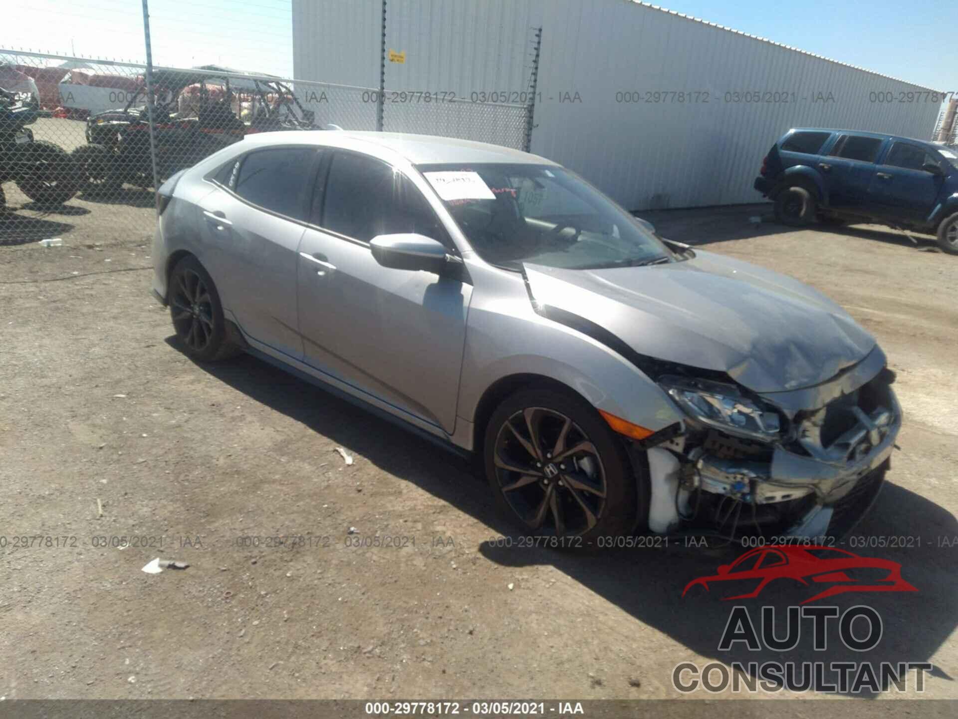 HONDA CIVIC HATCHBACK 2018 - SHHFK7G49JU223421