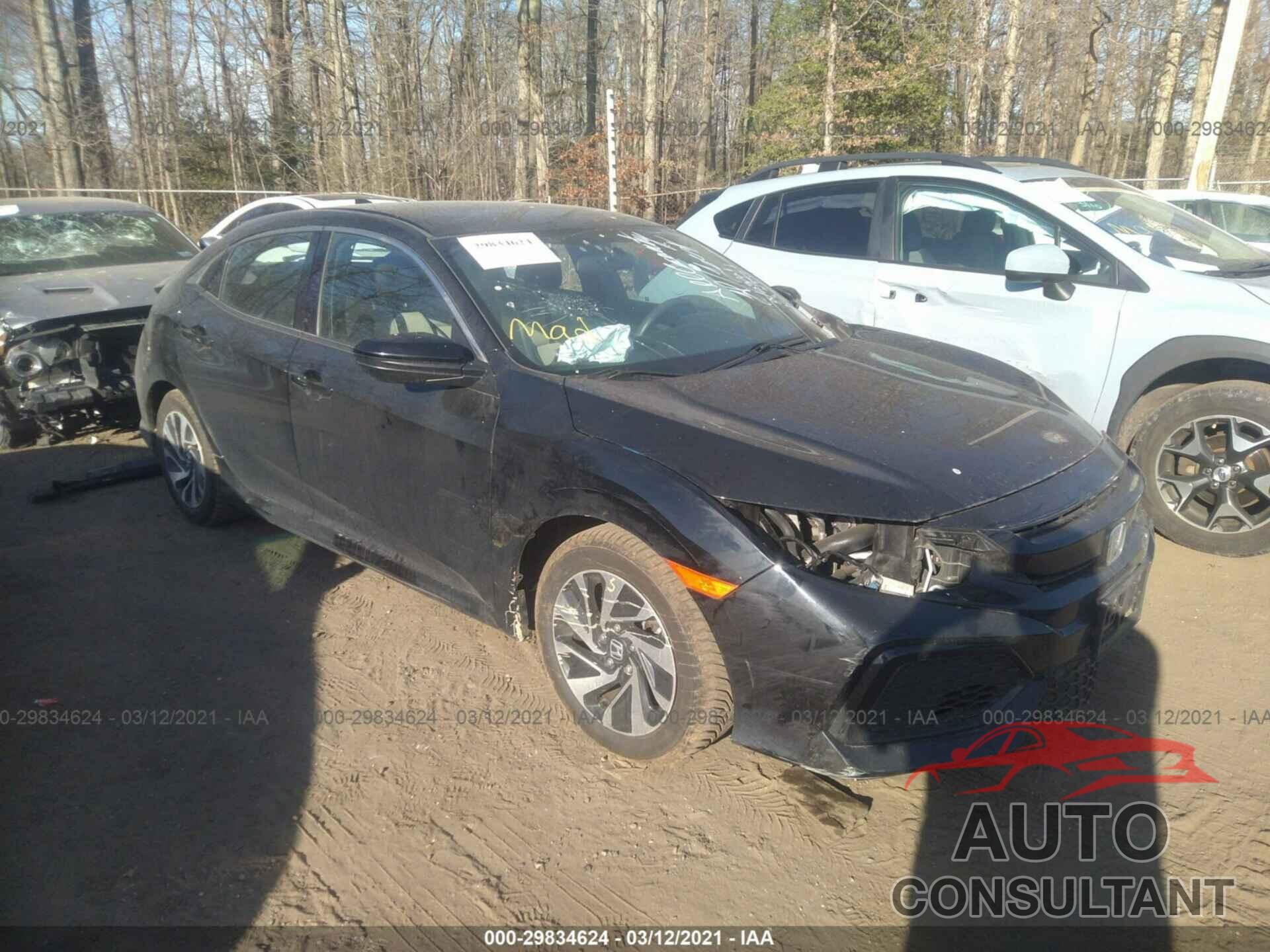 HONDA CIVIC HATCHBACK 2017 - SHHFK7H29HU424761