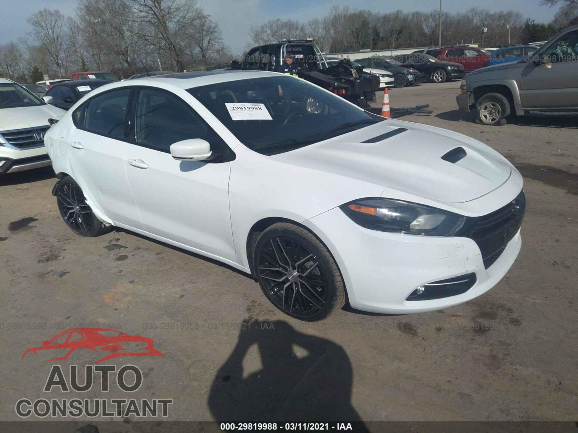 DODGE DART 2016 - 1C3CDFEB3GD644534