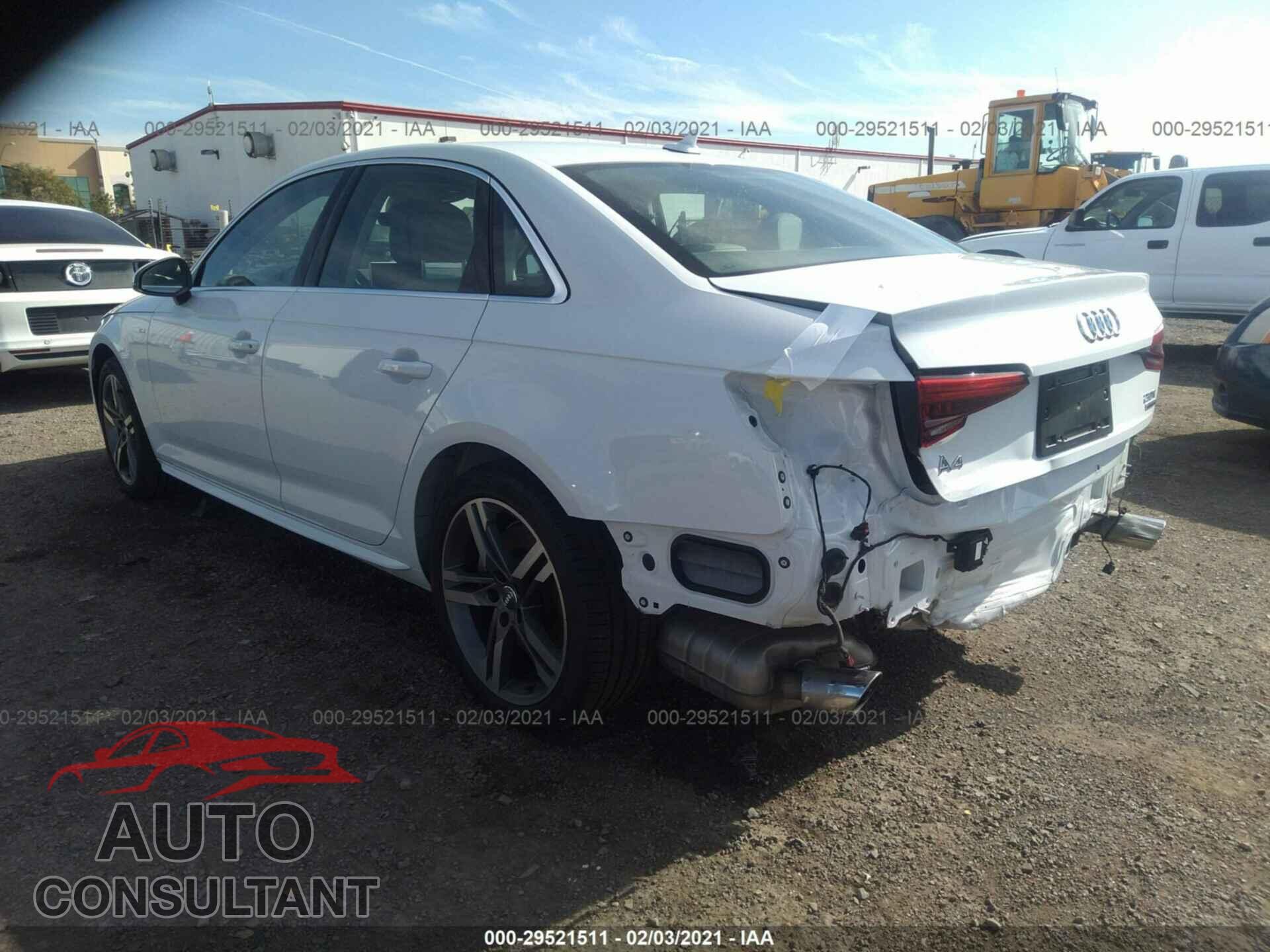 AUDI A4 2017 - WAUENAF40HN057981