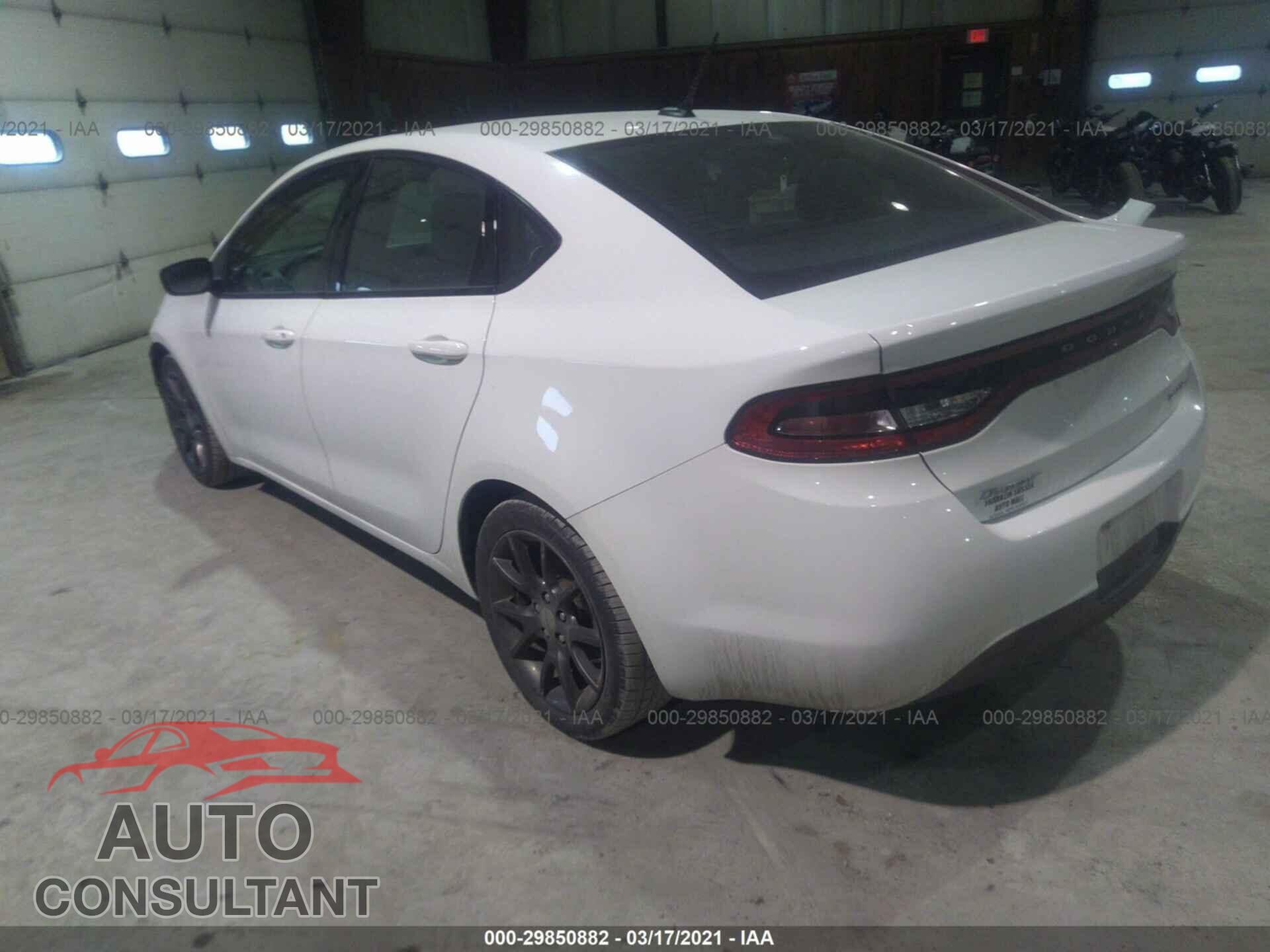 DODGE DART 2016 - 1C3CDFFA8GD822136