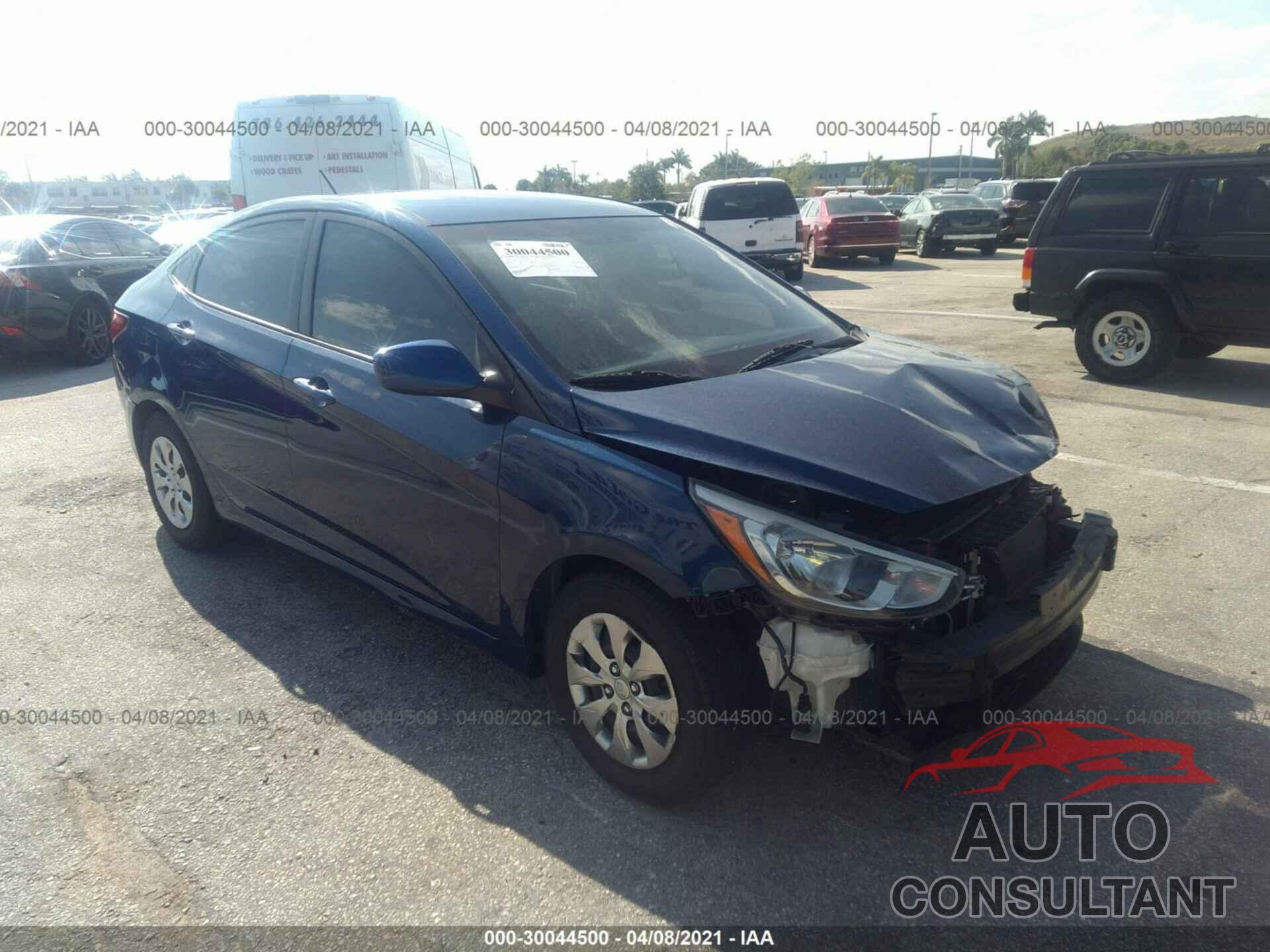 HYUNDAI ACCENT 2016 - KMHCT4AEXGU032409