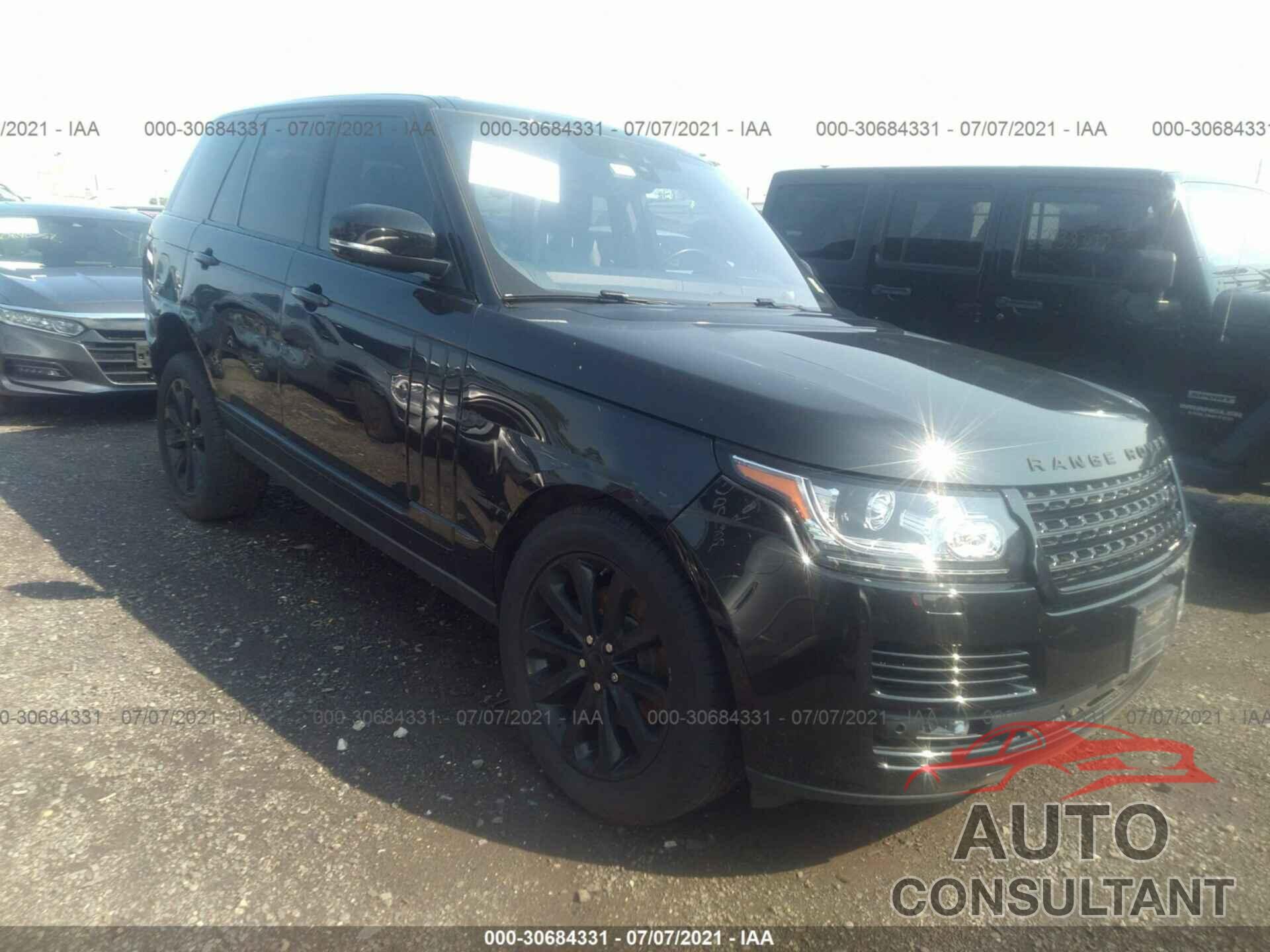 LAND ROVER RANGE ROVER 2017 - SALGS2FK7HA330780