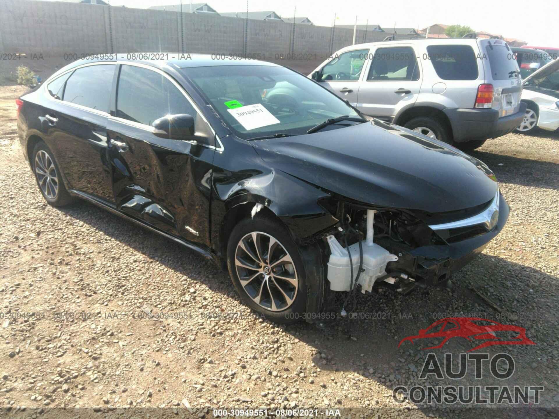 TOYOTA AVALON 2017 - 4T1BD1EB6HU058823