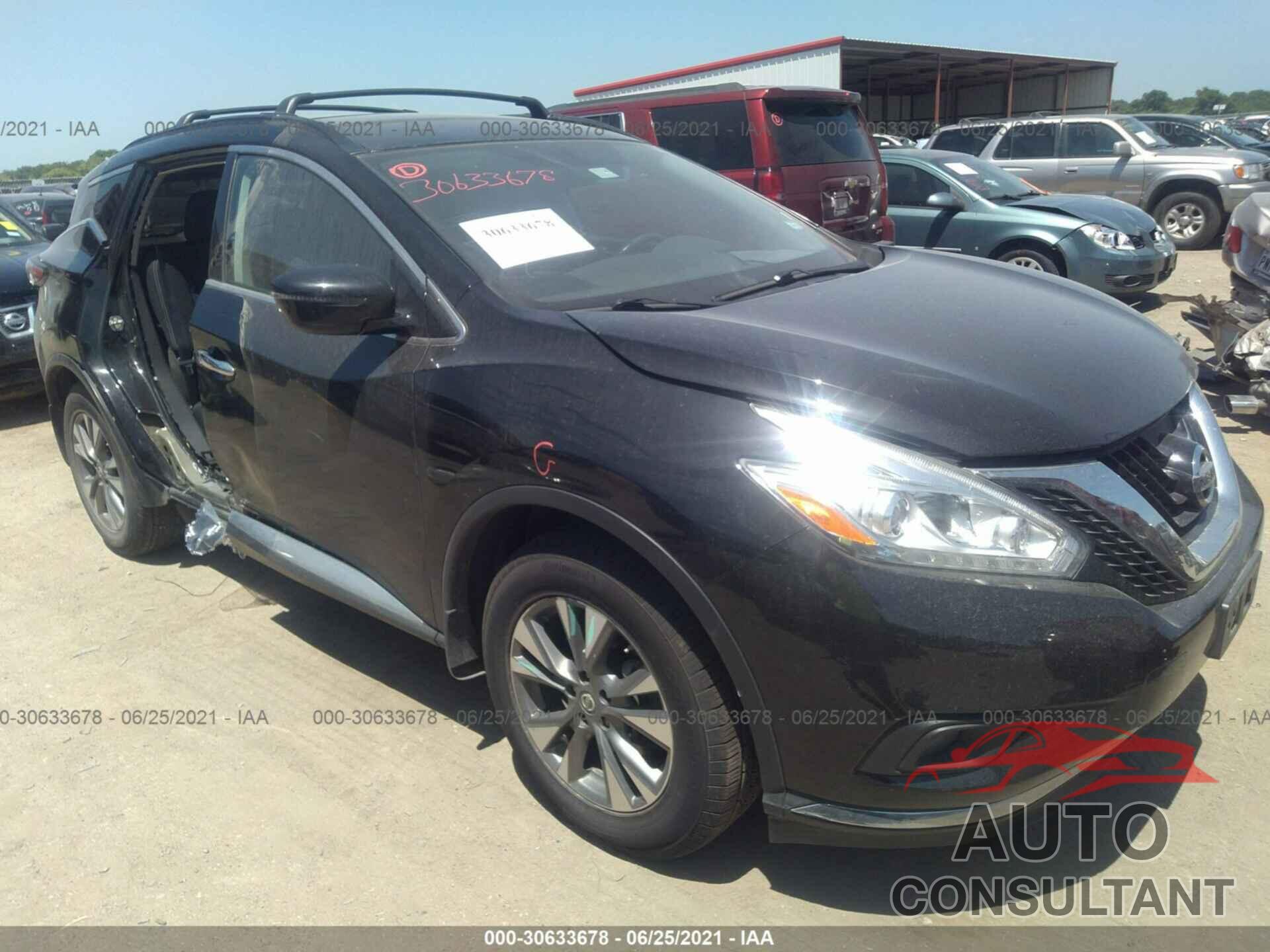 NISSAN MURANO 2016 - 5N1AZ2MGXGN165267