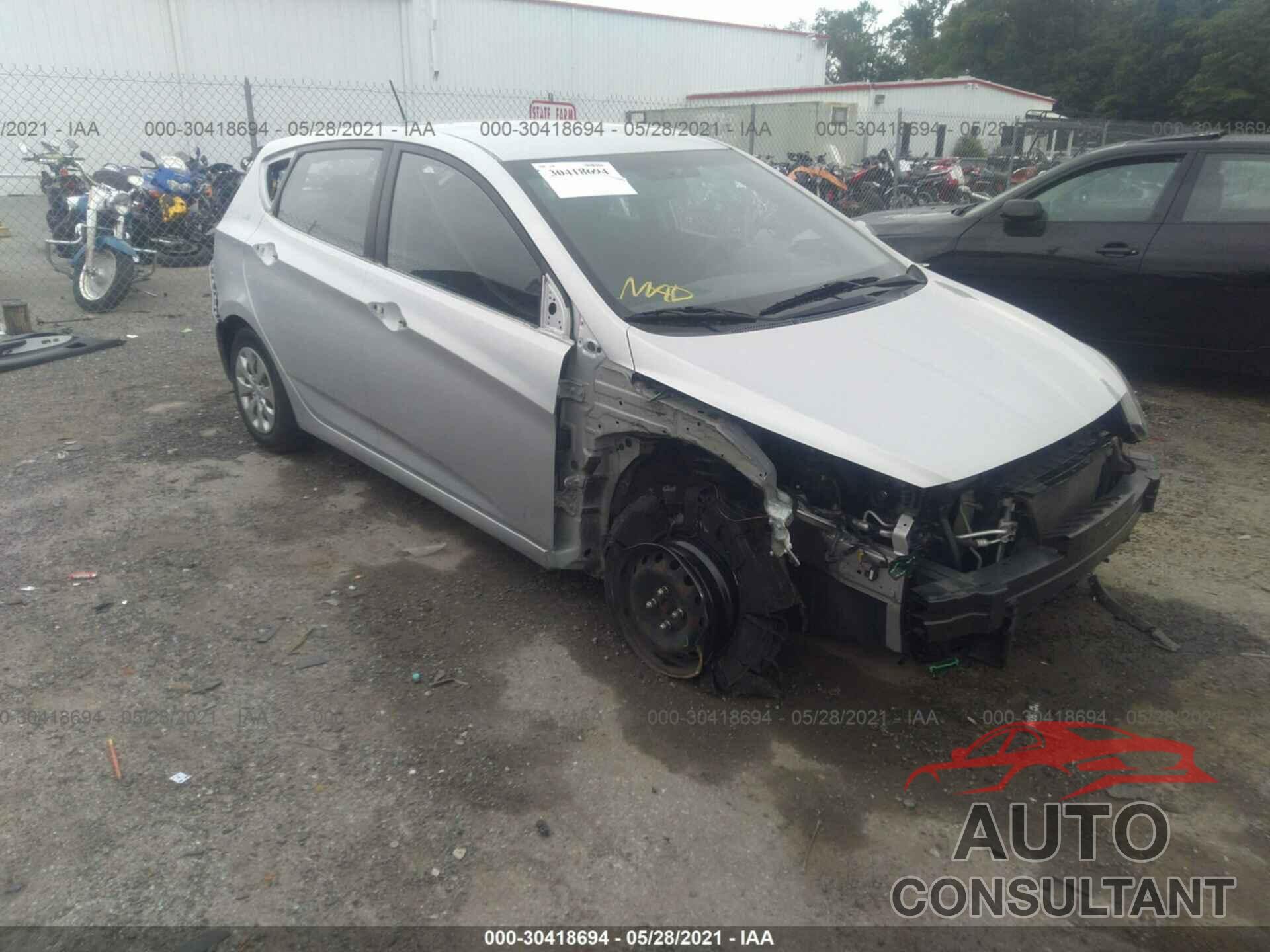 HYUNDAI ACCENT 2016 - KMHCT5AEXGU243776