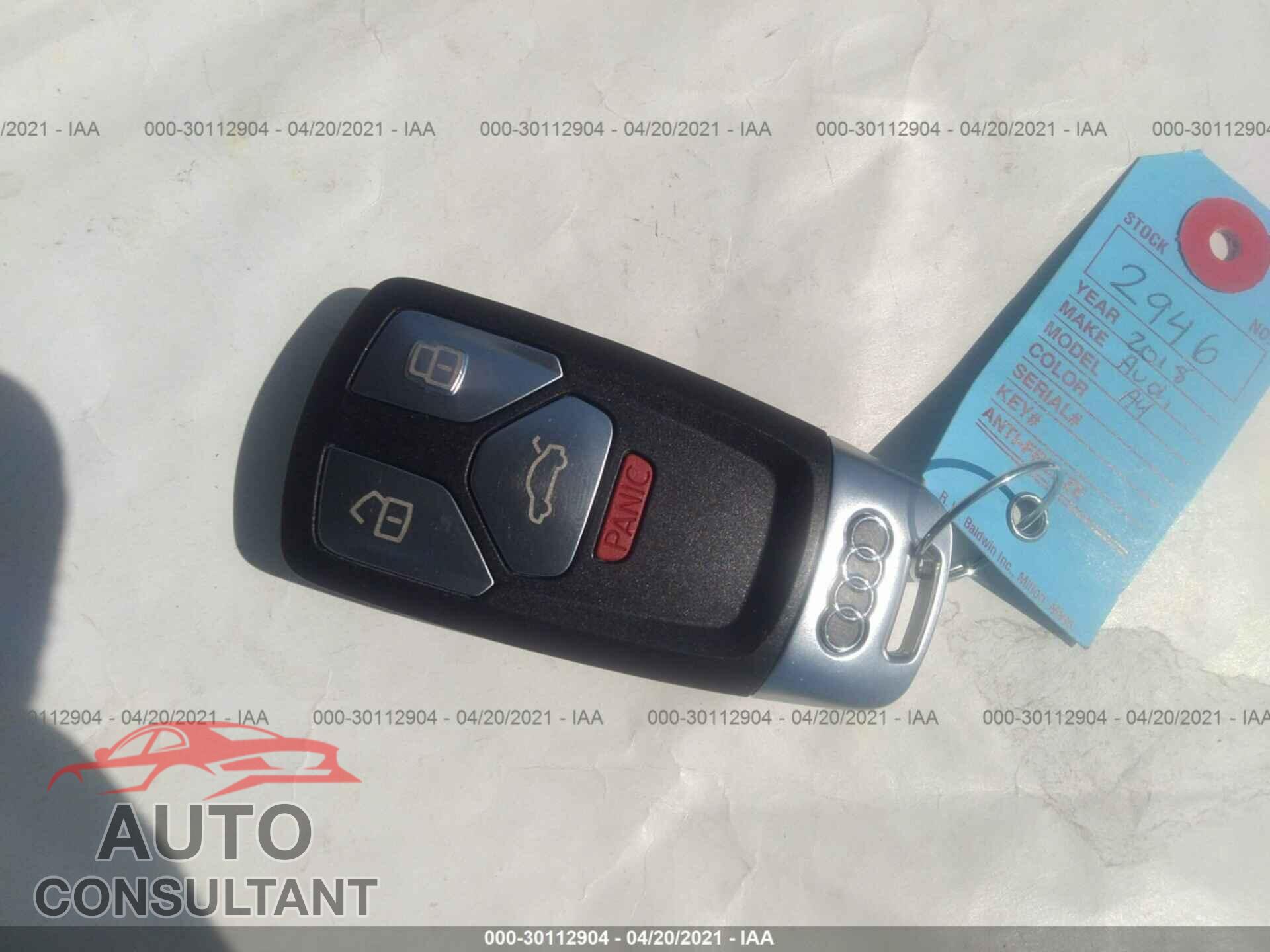 AUDI A4 2018 - WAUENAF43JA056658