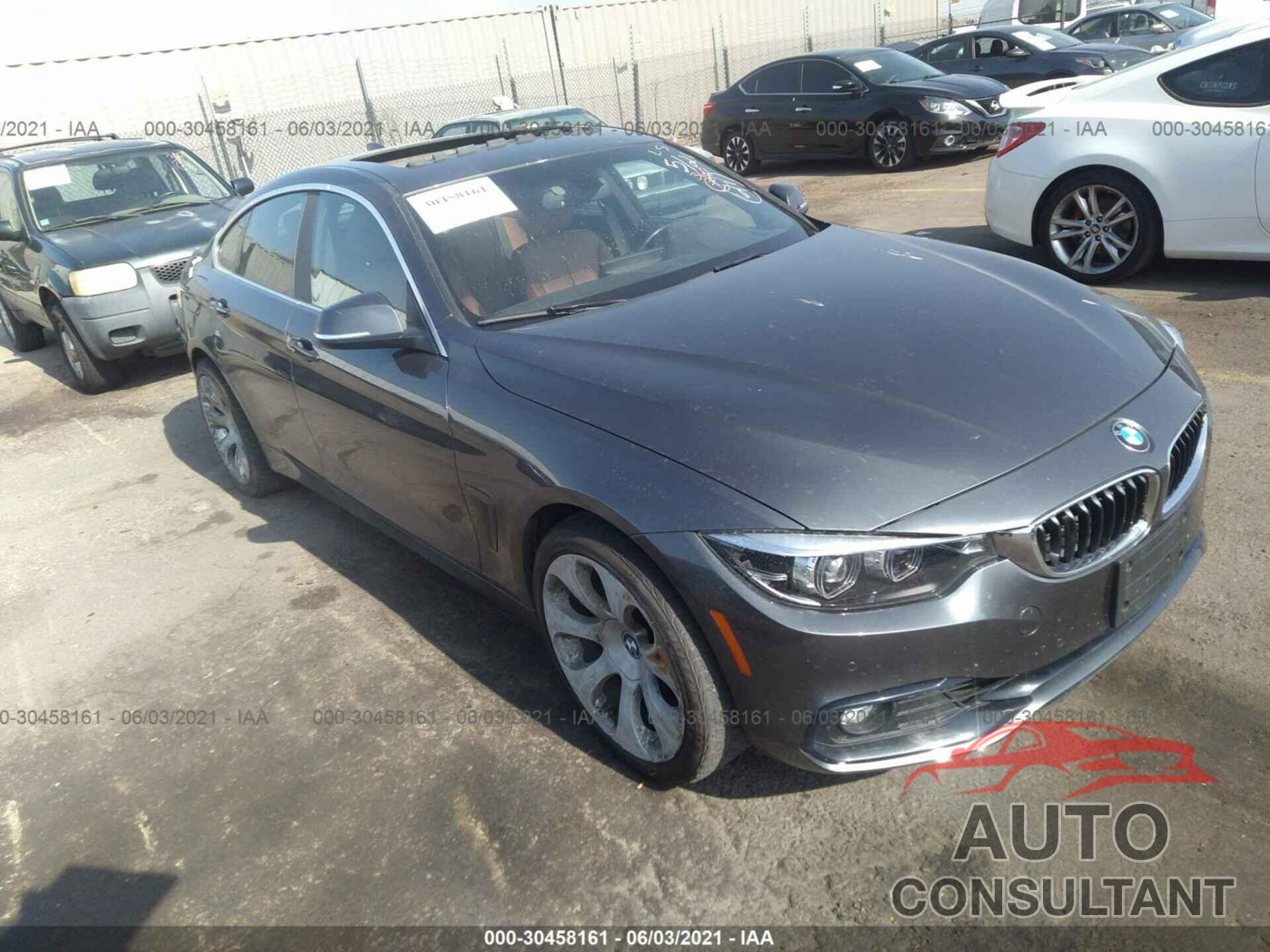 BMW 4 SERIES 2019 - WBA4J3C59KBL09705