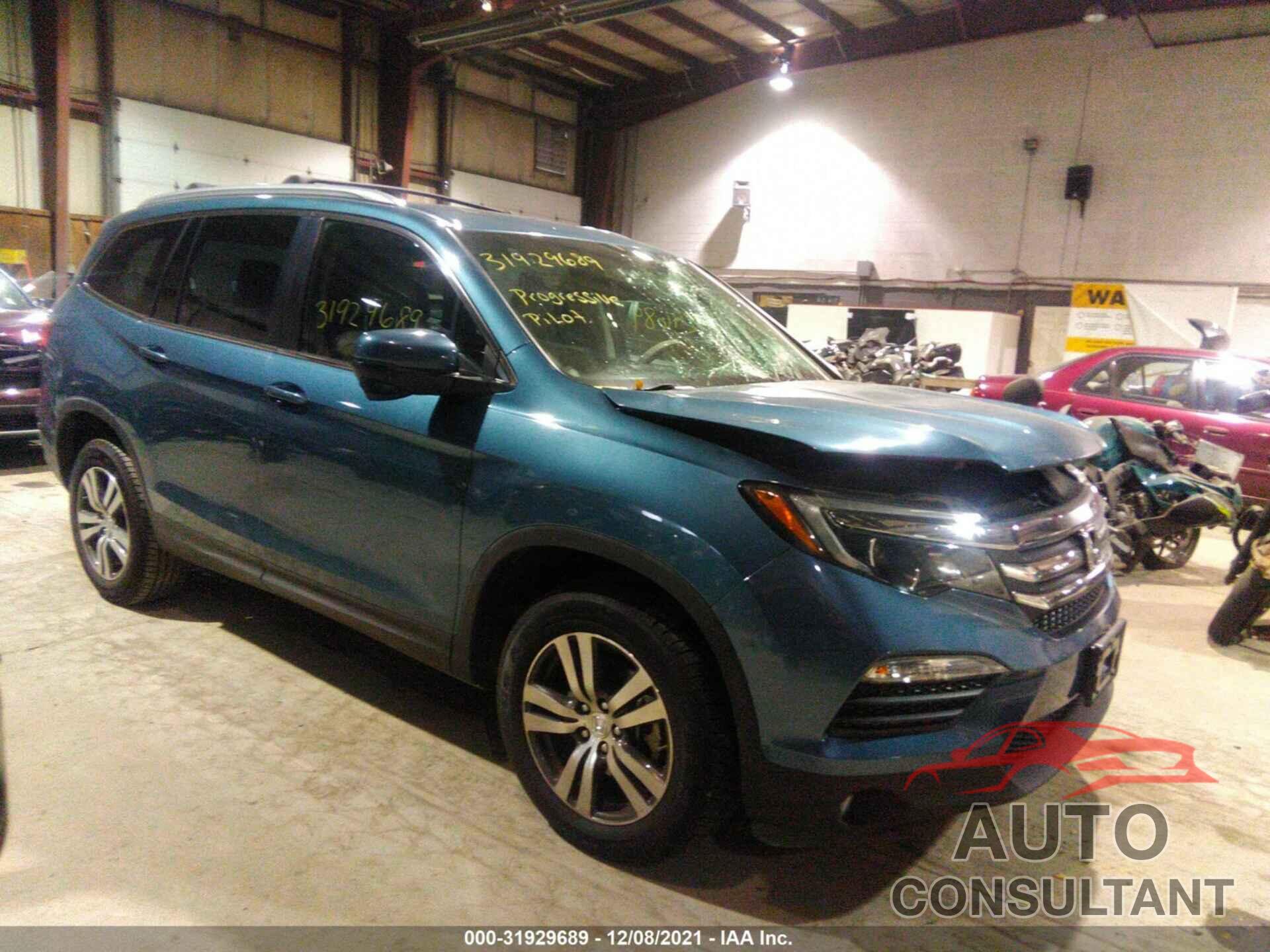 HONDA PILOT 2017 - 5FNYF6H54HB001766