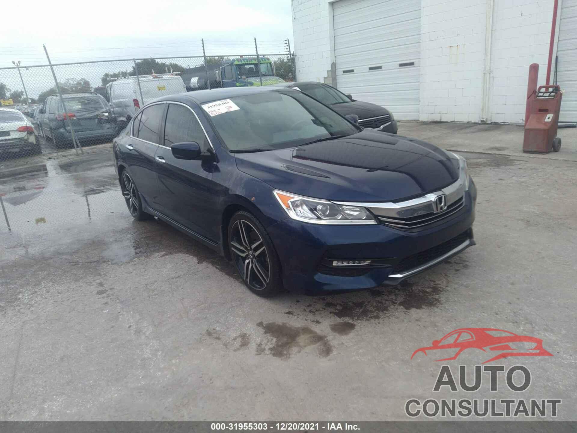 HONDA ACCORD SEDAN 2017 - 1HGCR2F5XHA187708