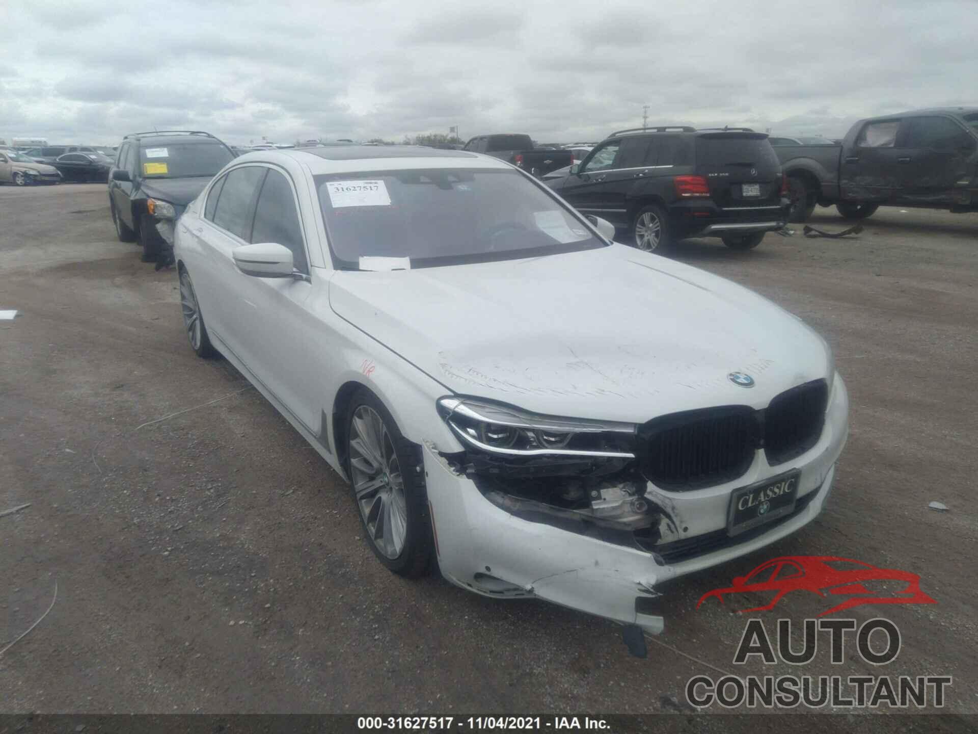 BMW 7 SERIES 2016 - WBA7F2C51GG416251