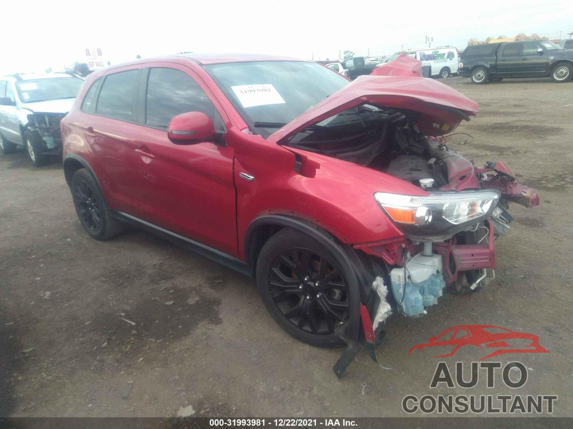 MITSUBISHI OUTLANDER SPORT 2018 - JA4AP3AU8JZ036125