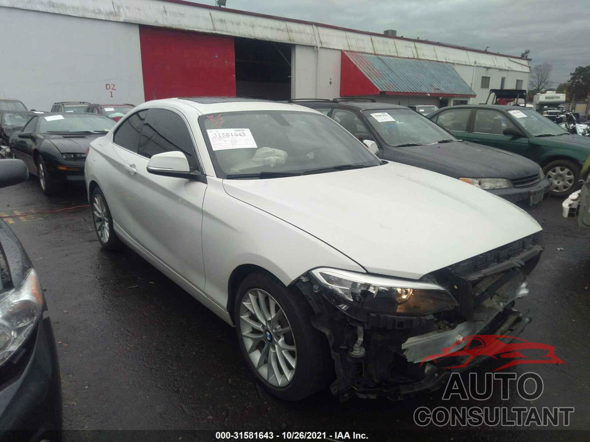 BMW 2 SERIES 2016 - WBA1G9C52GV726626