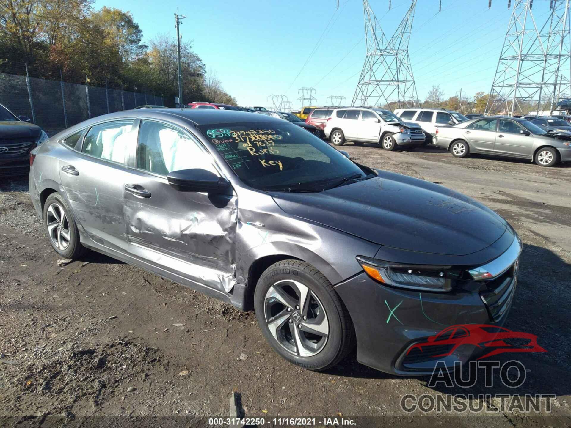 HONDA INSIGHT 2021 - 19XZE4F58ME010467