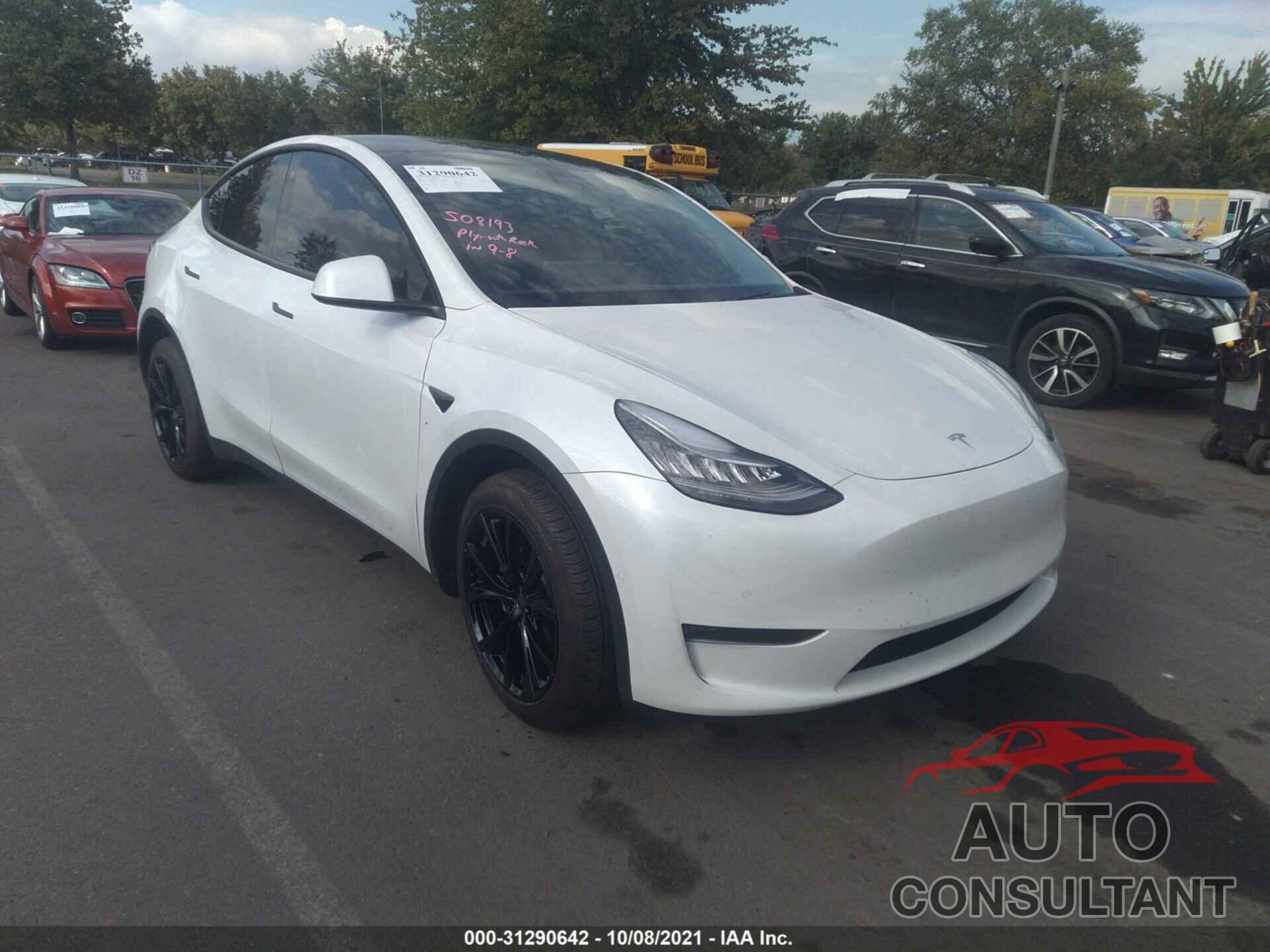 TESLA MODEL Y 2021 - 5YJYGDEE8MF061971