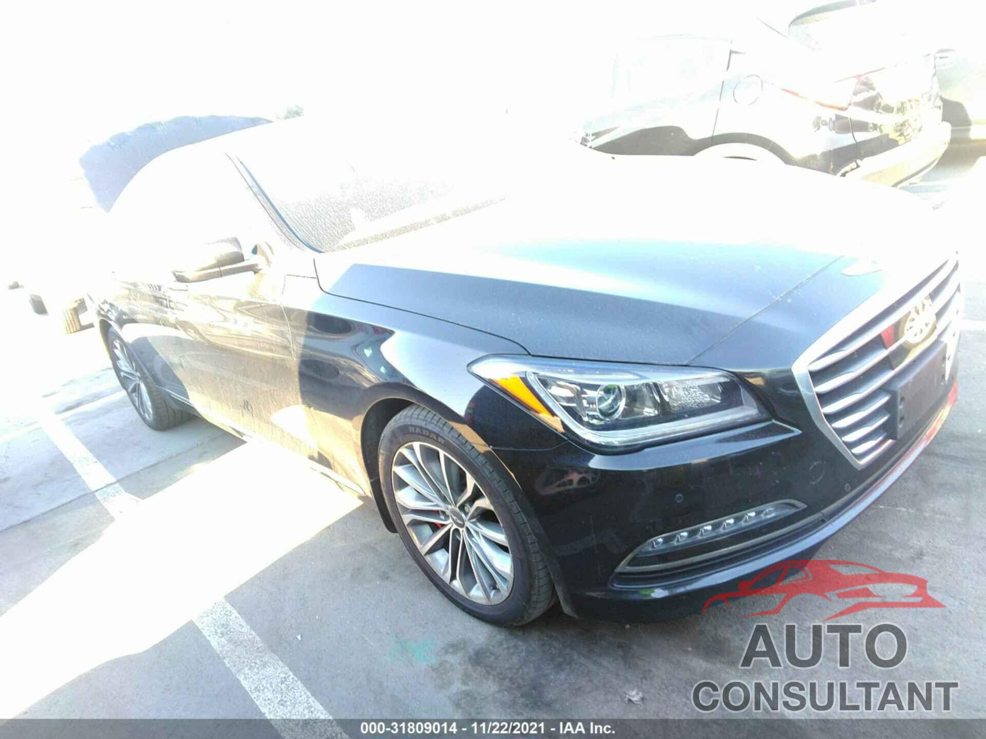 HYUNDAI GENESIS 2016 - KMHGN4JE9GU129922