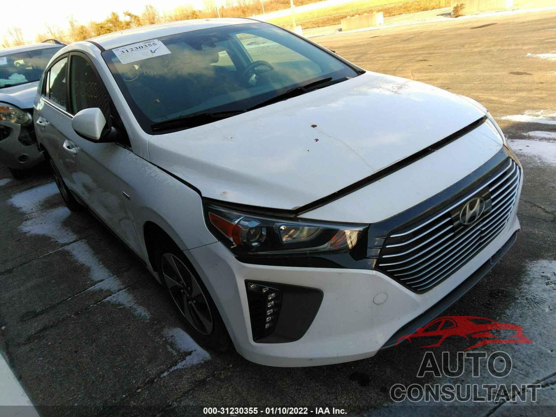 HYUNDAI IONIQ HYBRID 2019 - KMHC75LC8KU115710