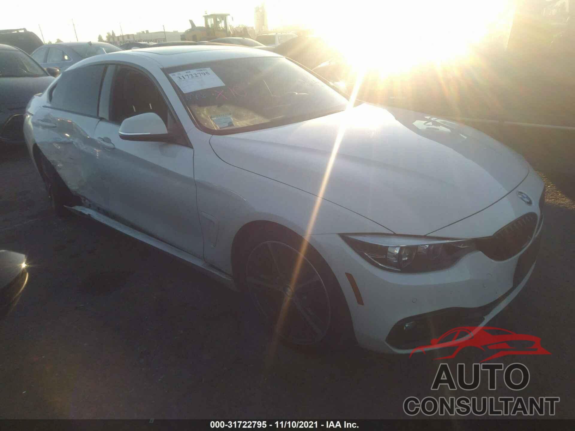 BMW 4 SERIES 2018 - WBA4J1C50JBM11946