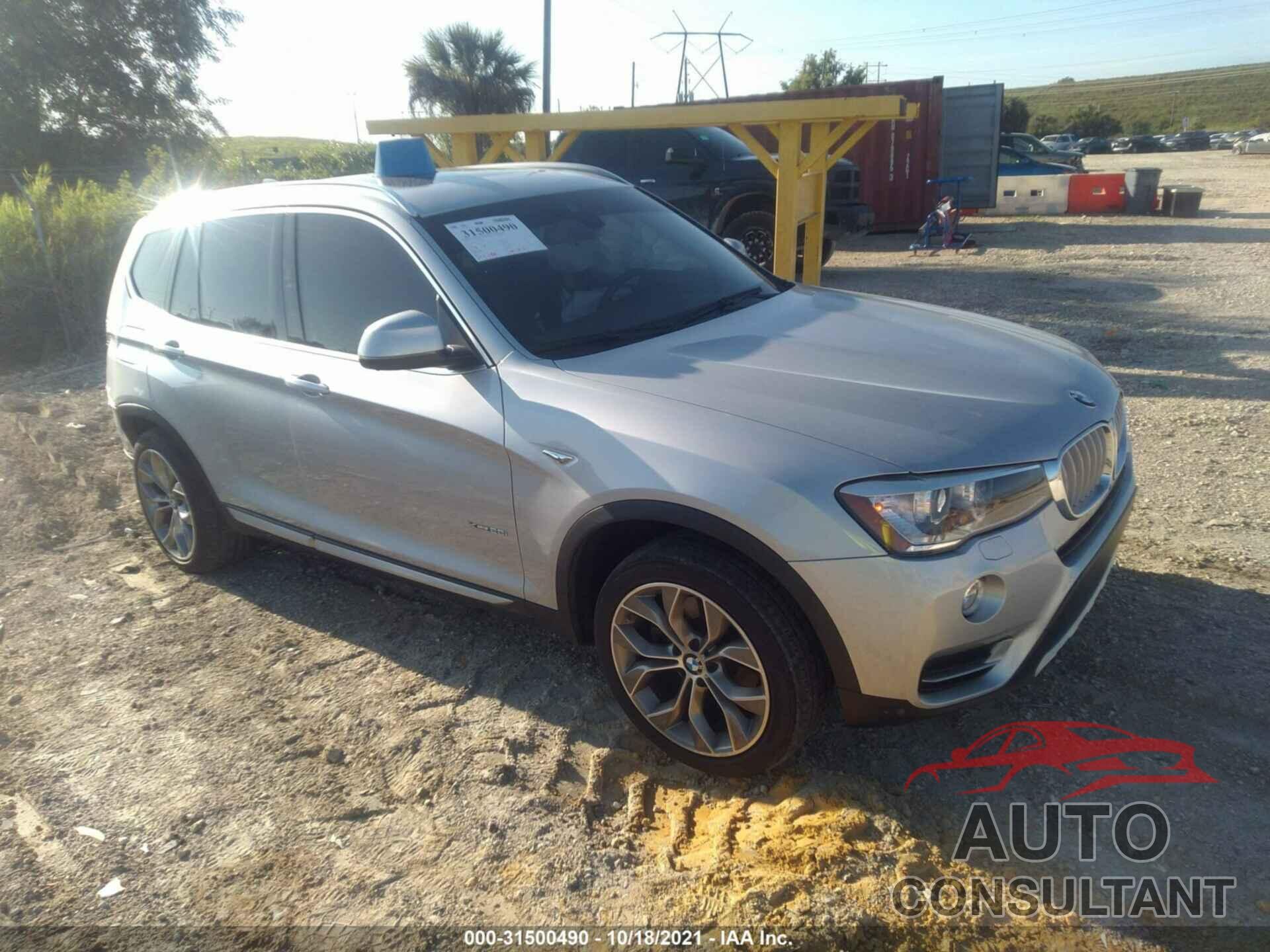 BMW X3 2016 - 5UXWX9C57G0D90866