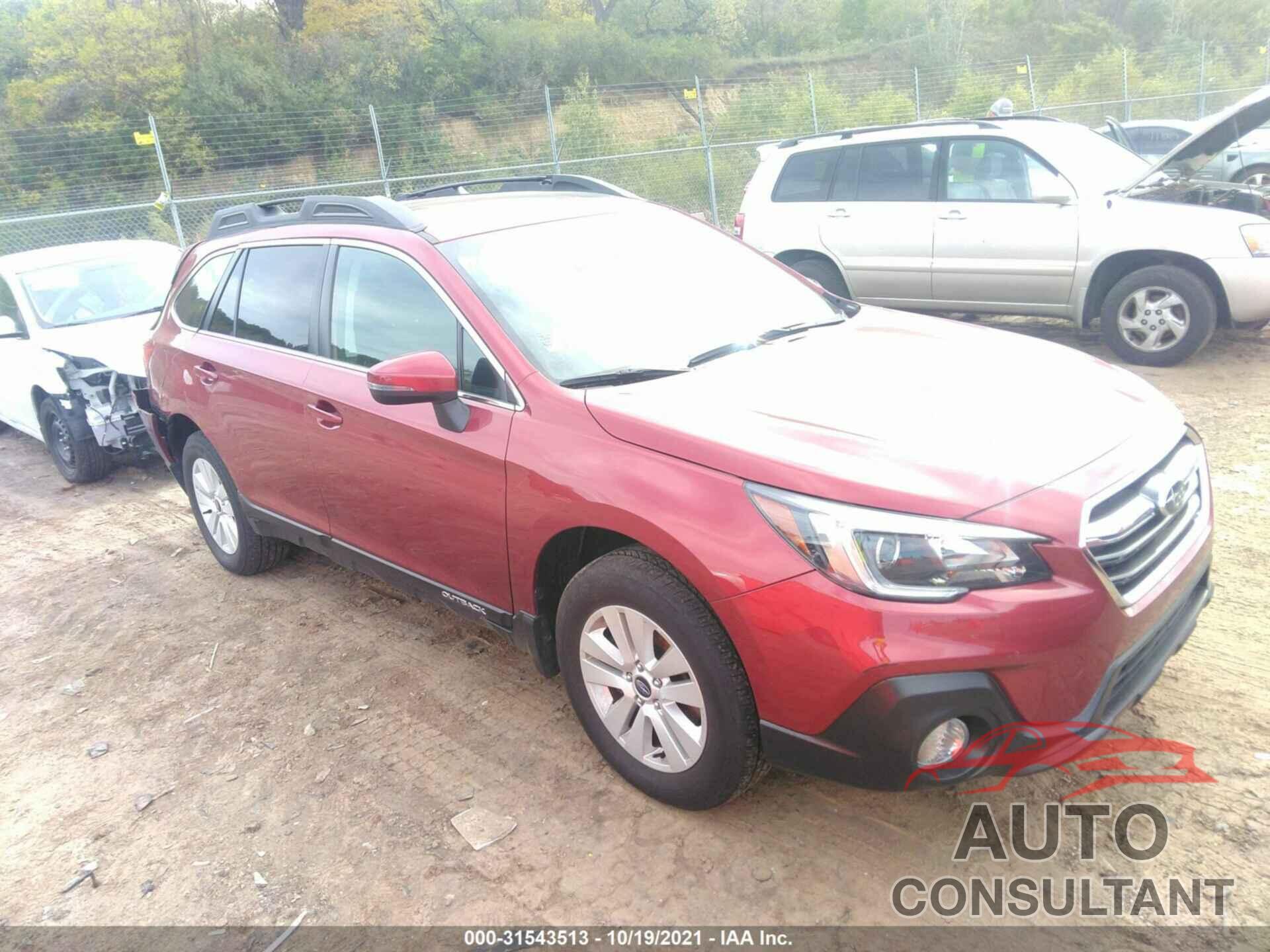 SUBARU OUTBACK 2019 - 4S4BSAHC1K3340701