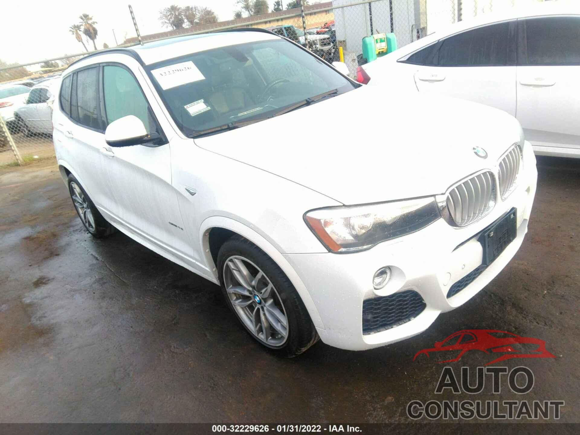 BMW X3 2016 - 5UXWZ7C55G0M83736