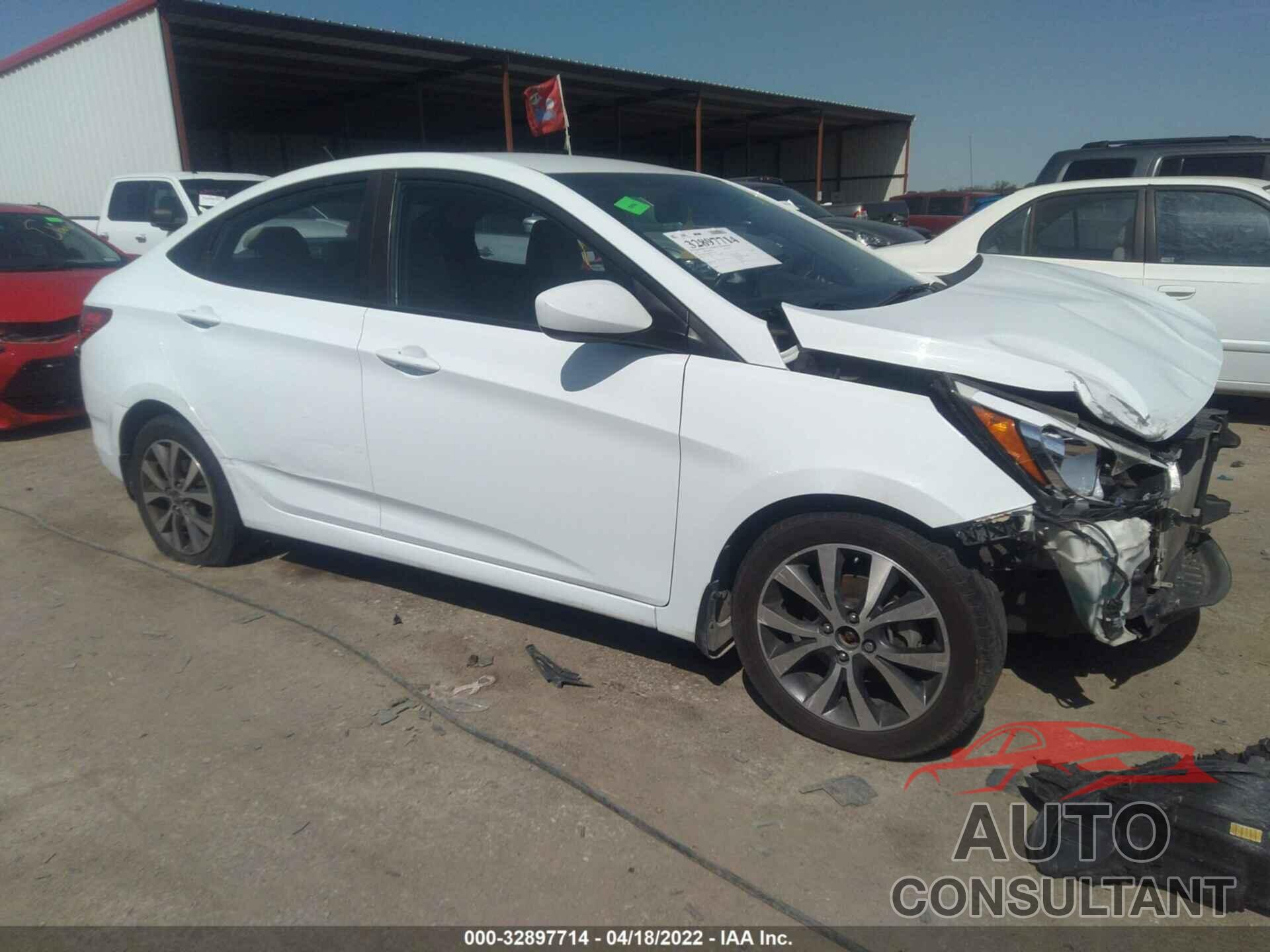 HYUNDAI ACCENT 2017 - KMHCT4AE2HU345973