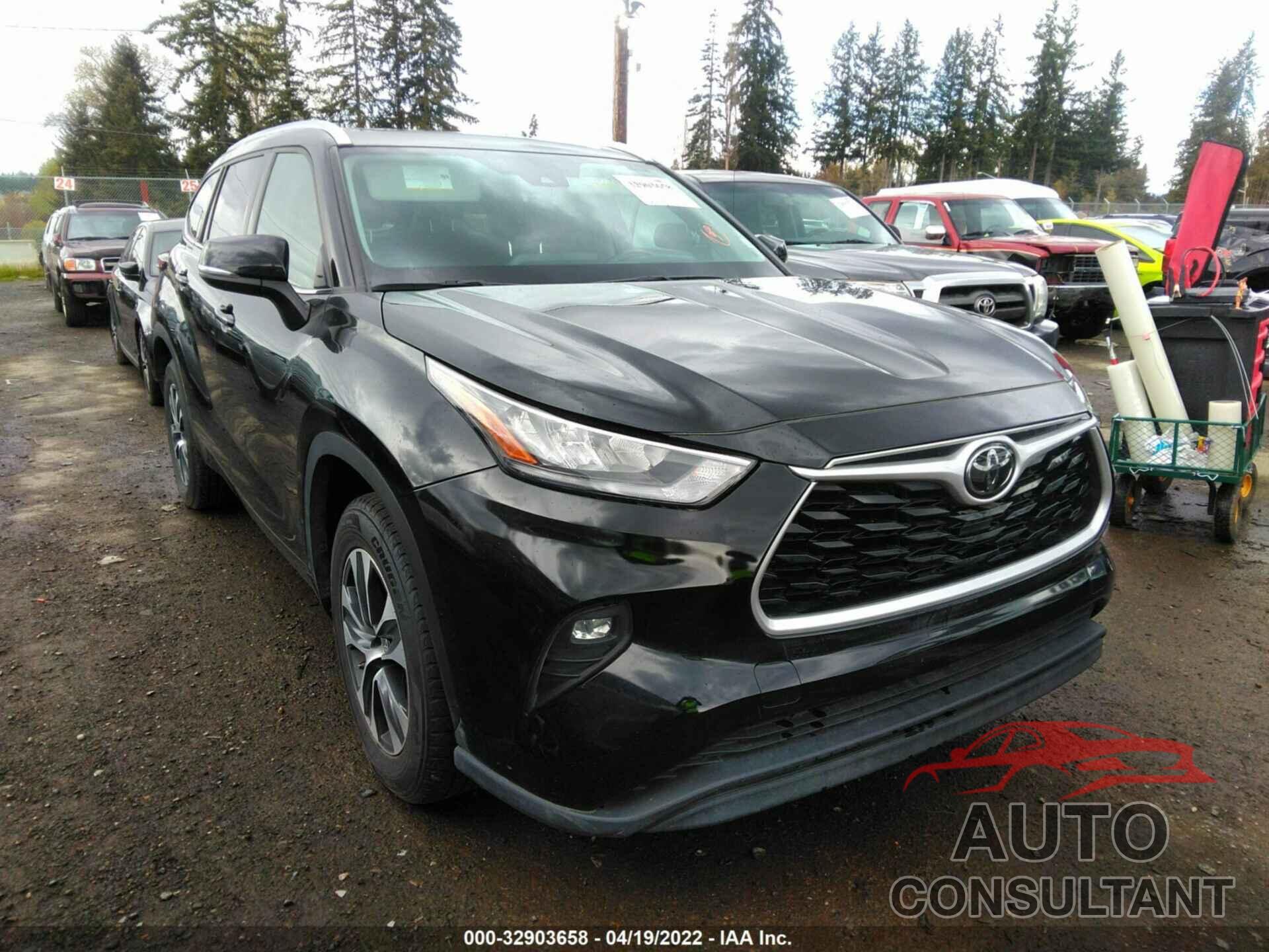 TOYOTA HIGHLANDER 2020 - 5TDGZRAH7LS505449