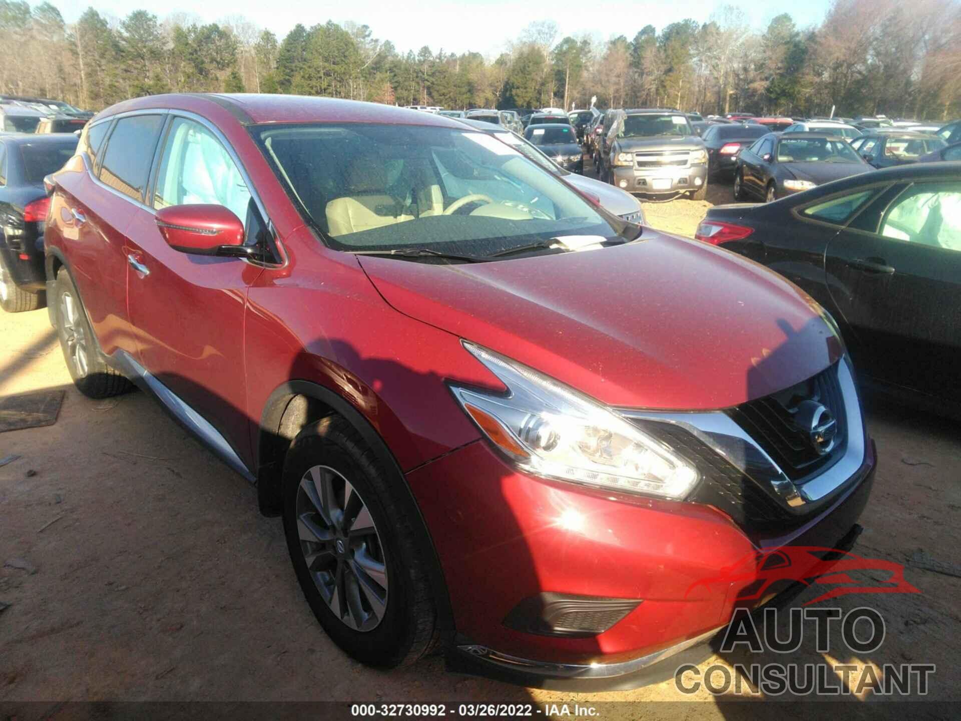 NISSAN MURANO 2017 - 5N1AZ2MHXHN145790