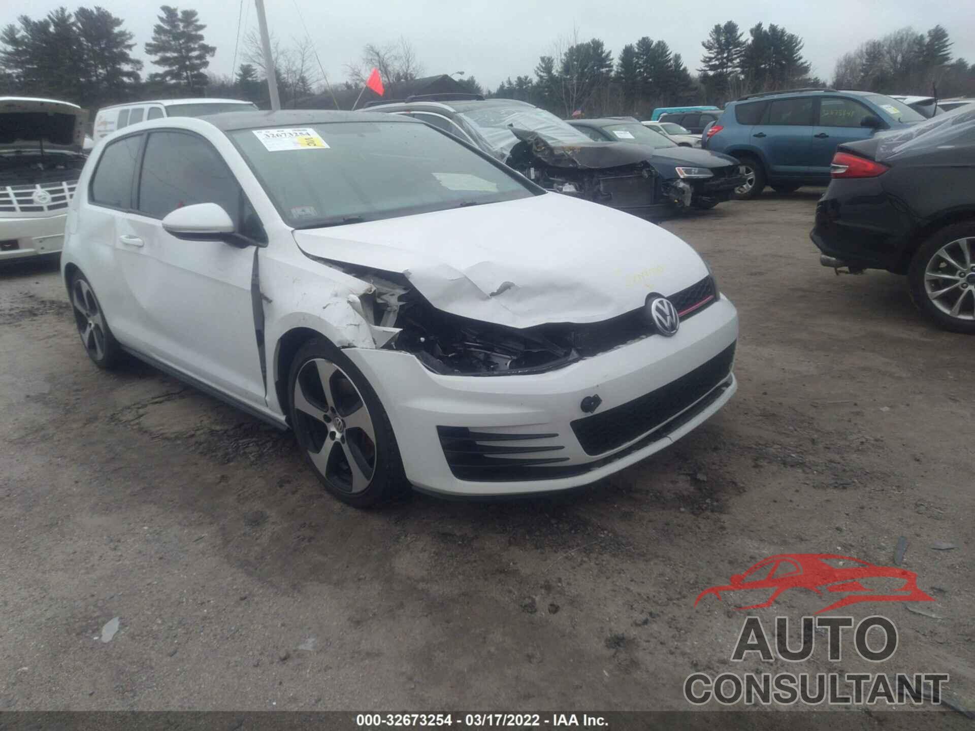 VOLKSWAGEN GOLF GTI 2016 - 3VWYT7AU3GM028688