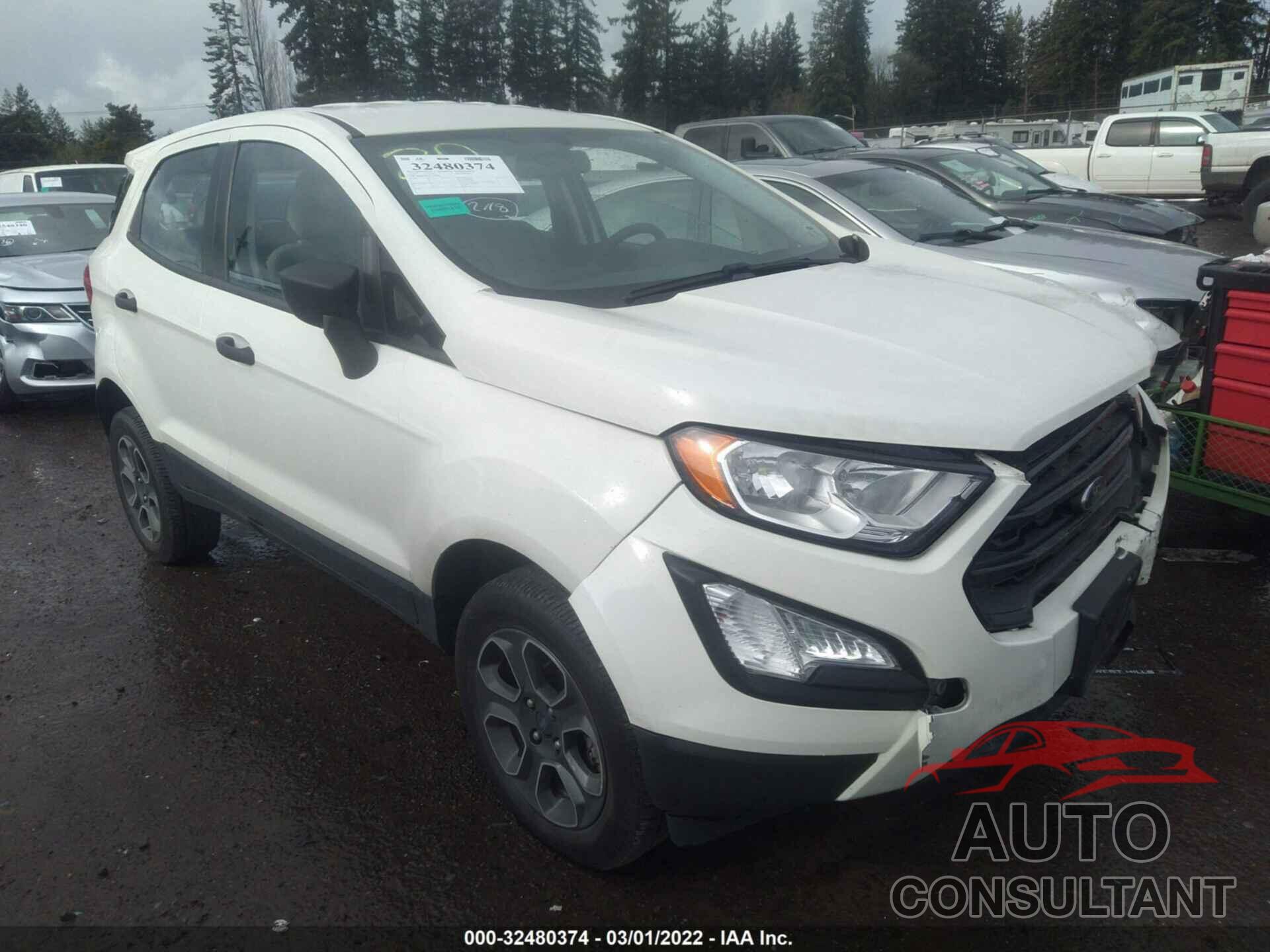 FORD ECOSPORT 2020 - MAJ6S3FL2LC333509