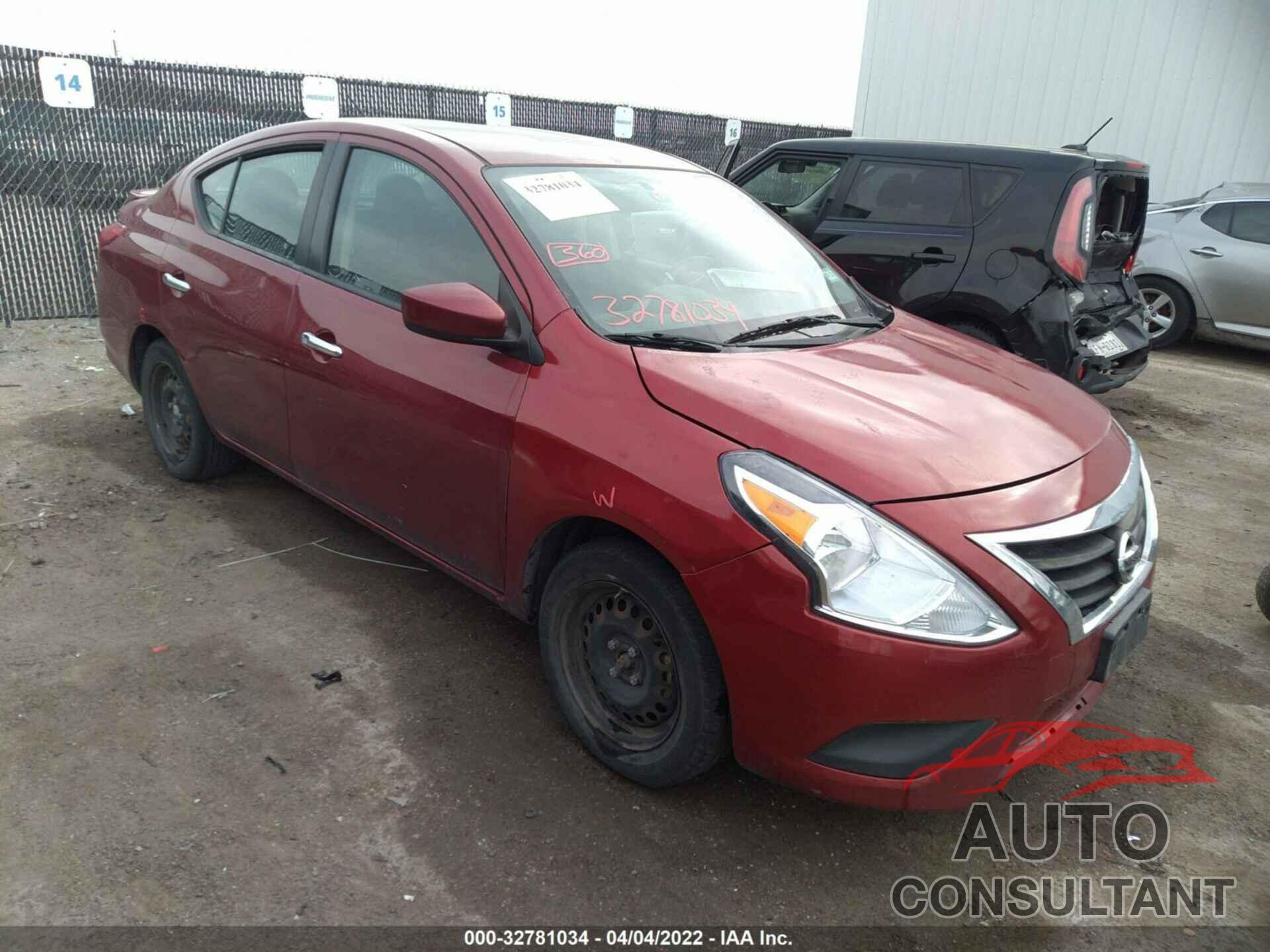 NISSAN VERSA 2016 - 3N1CN7AP4GL898041