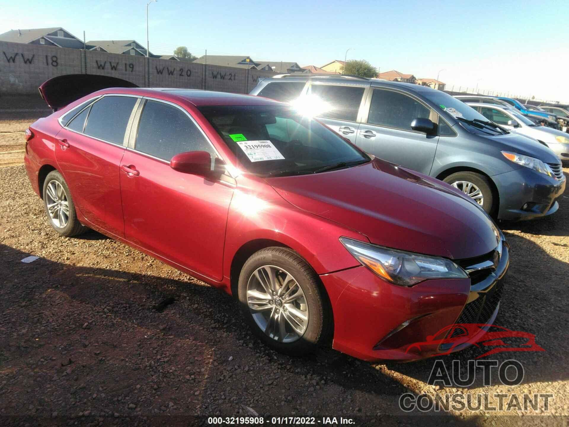 TOYOTA CAMRY 2016 - 4T1BF1FK1GU603253