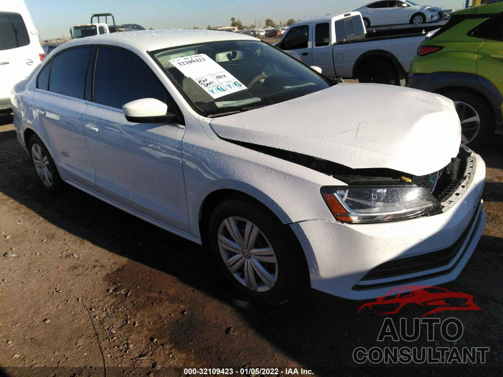 VOLKSWAGEN JETTA 2017 - 3VW2B7AJ9HM327005