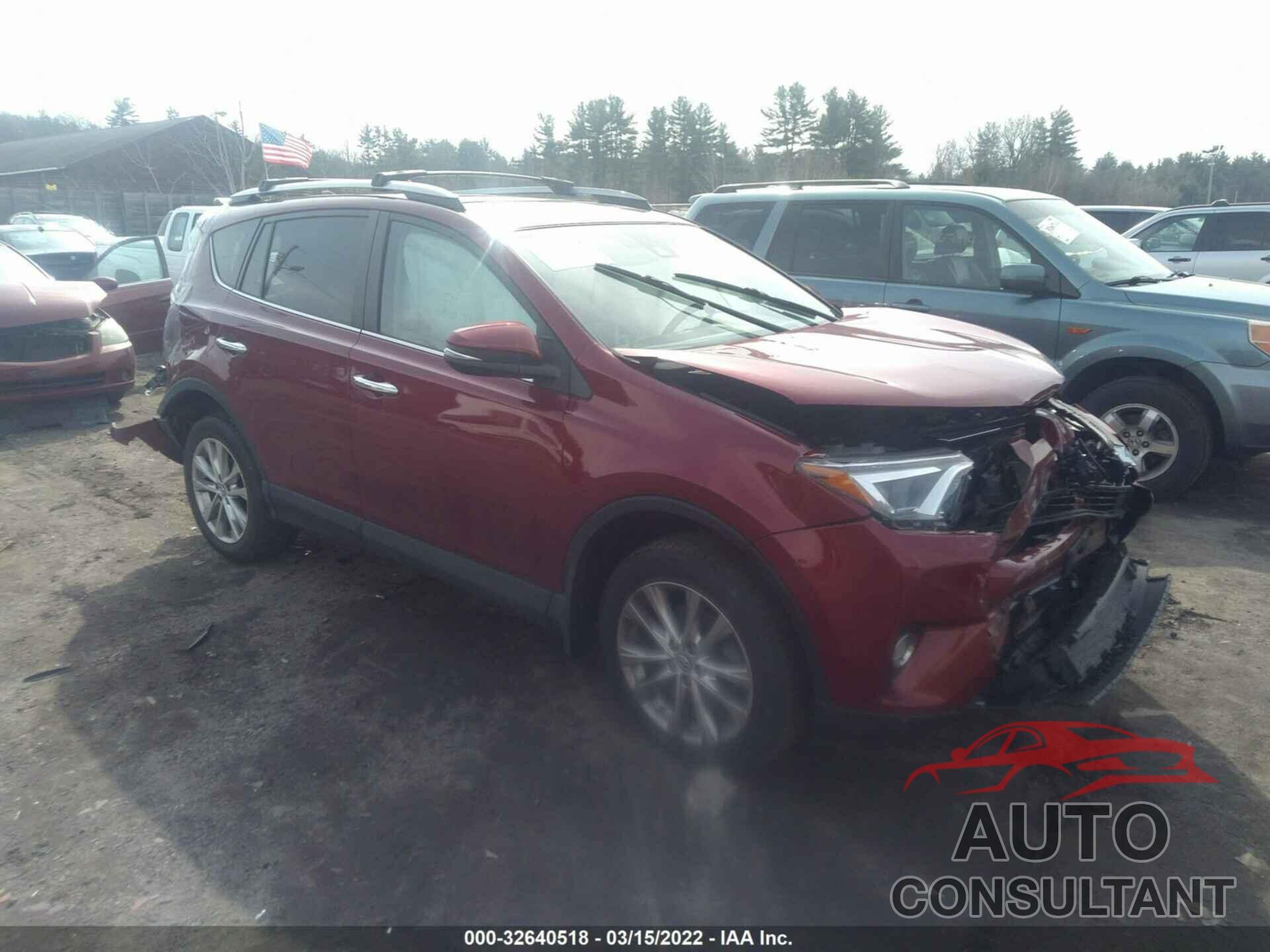 TOYOTA RAV4 2018 - 2T3DFREV8JW837486