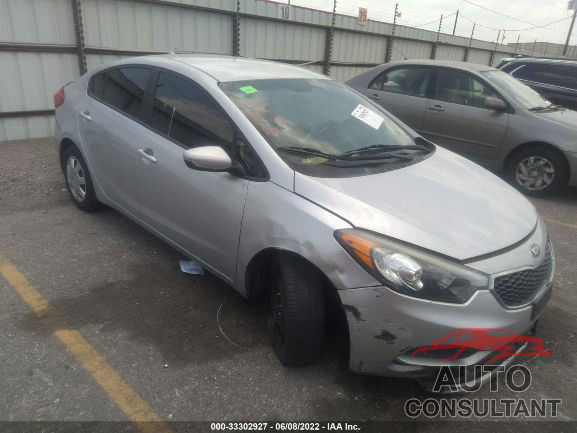 KIA FORTE 2016 - KNAFK4A64G5521618