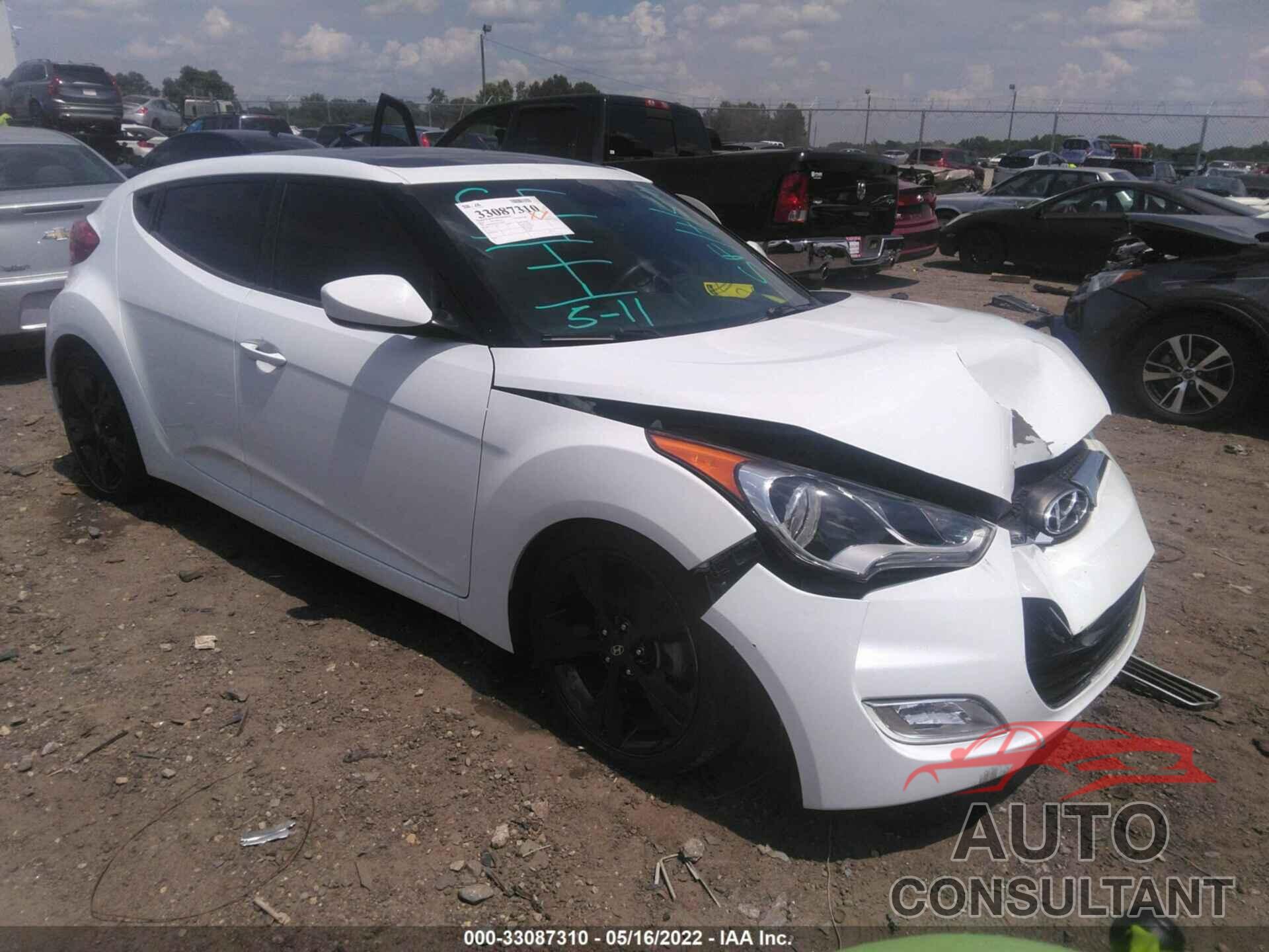 HYUNDAI VELOSTER 2016 - KMHTC6AD6GU253685