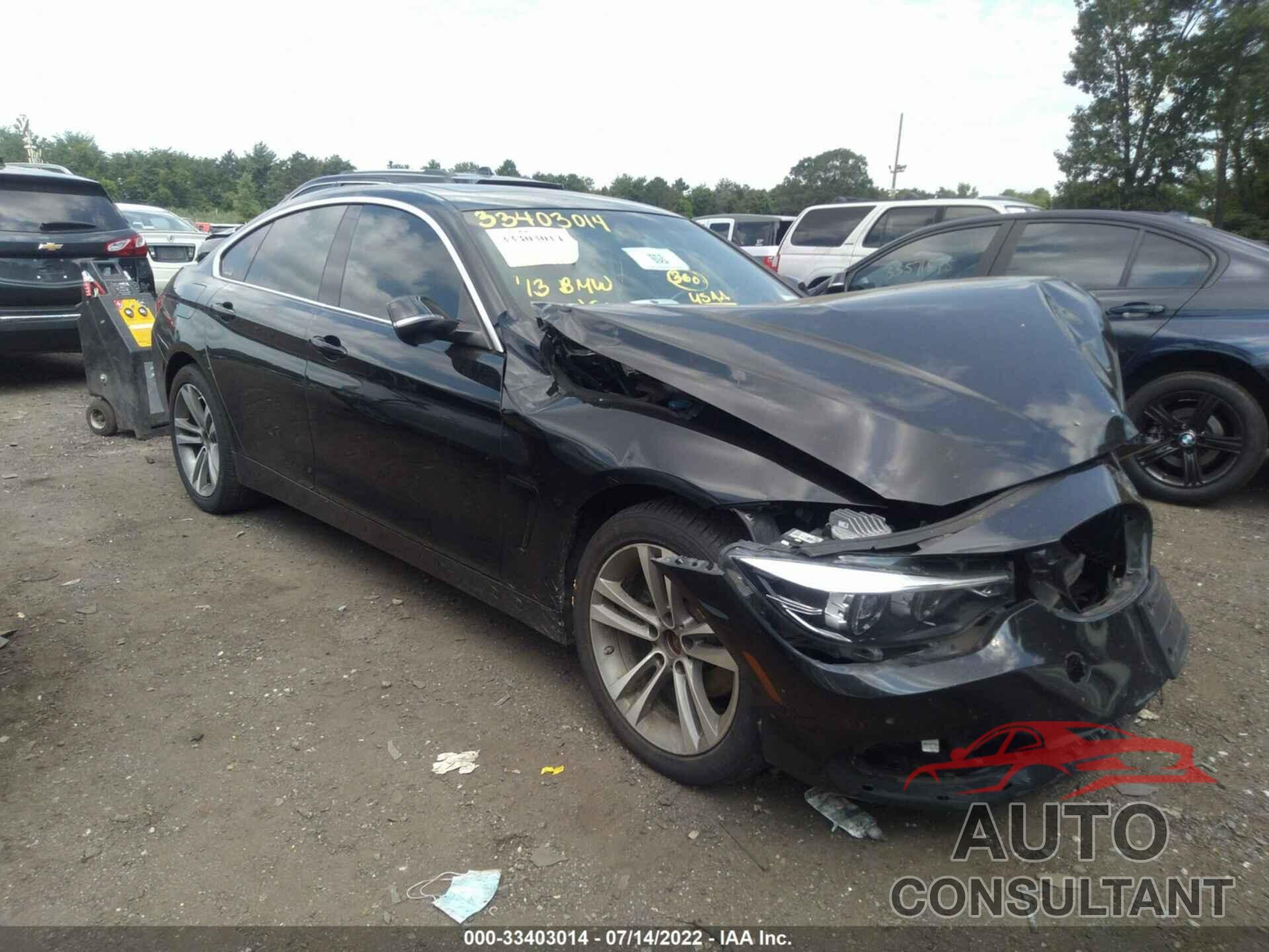 BMW 4 SERIES 2018 - WBA4J3C53JBG91456