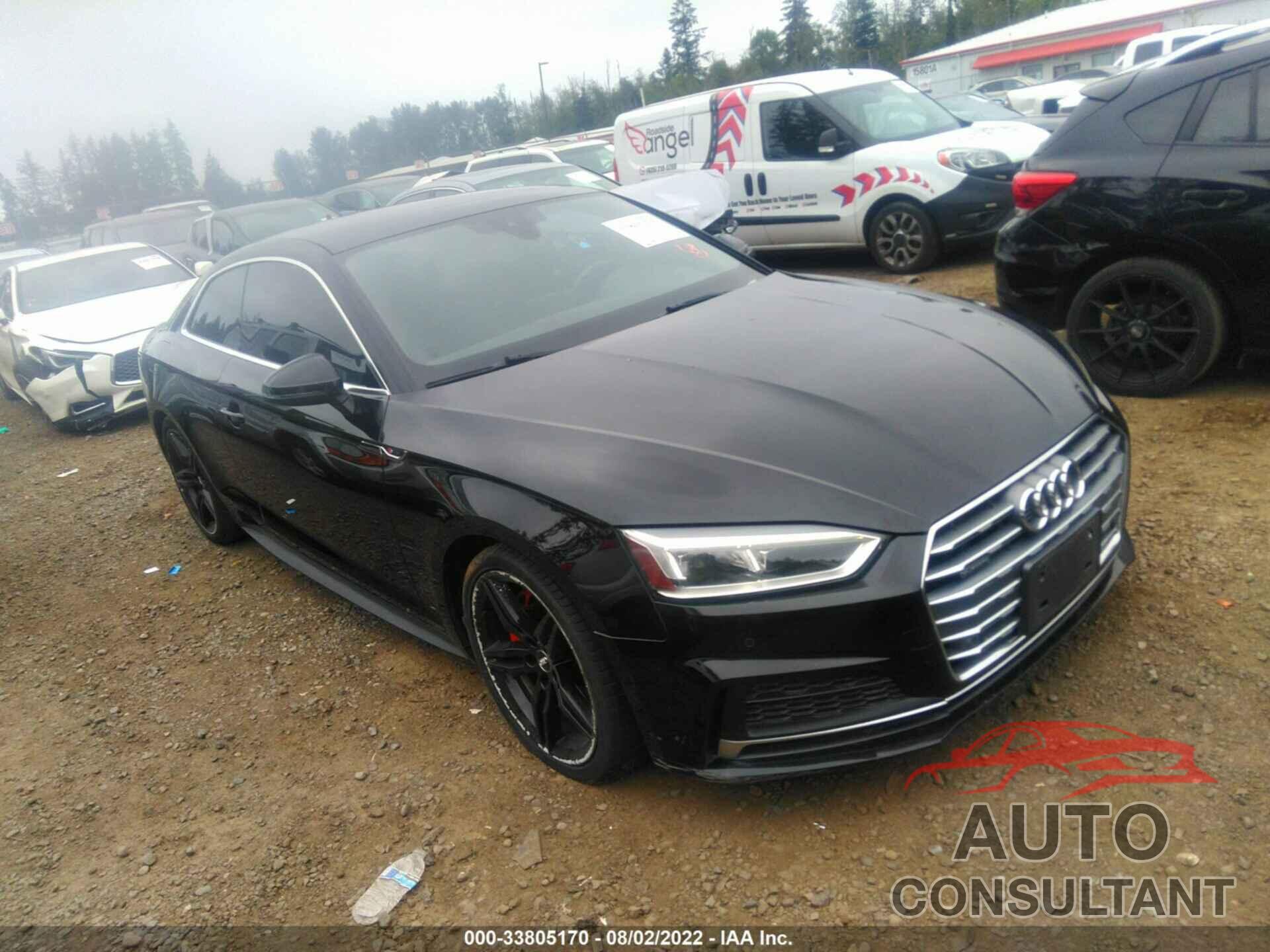 AUDI A5 COUPE 2018 - WAUTNAF53JA036751